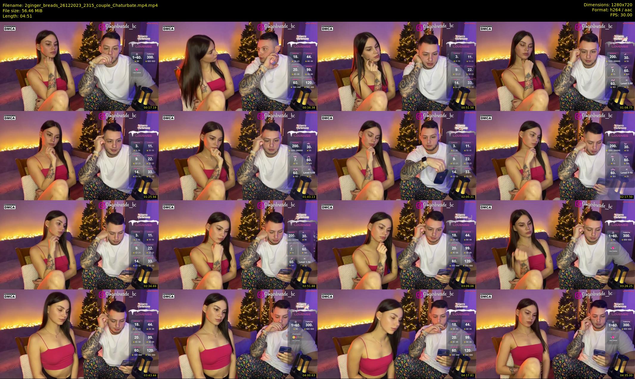 2ginger_breads — 5 minute Chaturbate couple cam show recording, 720p, Dec 26, 2023
