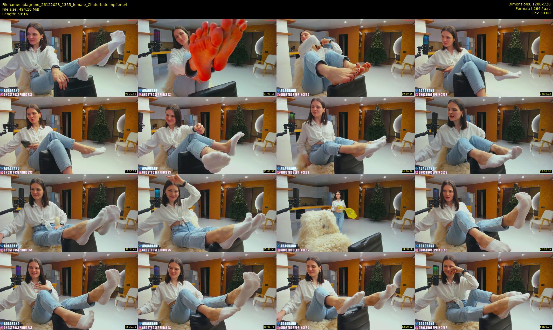 adagrand — 60 minute Chaturbate female cam show recording, 720p, Dec 26, 2023