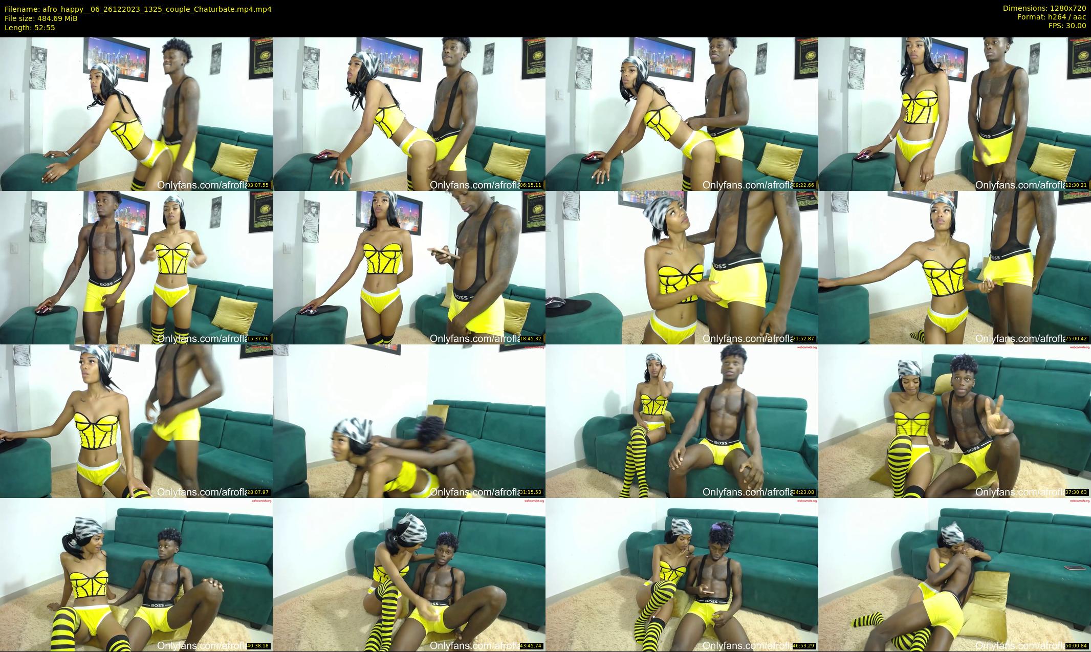 afro_happy__06 — 53 minute Chaturbate couple cam show recording, 720p, Dec 26, 2023