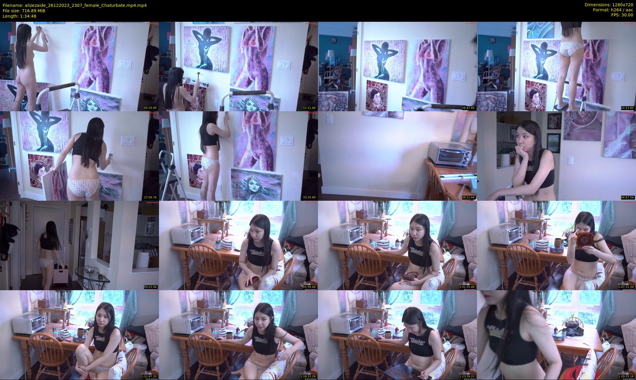 alizezaide — 95 minute Chaturbate female cam show recording, 720p, Dec 26, 2023