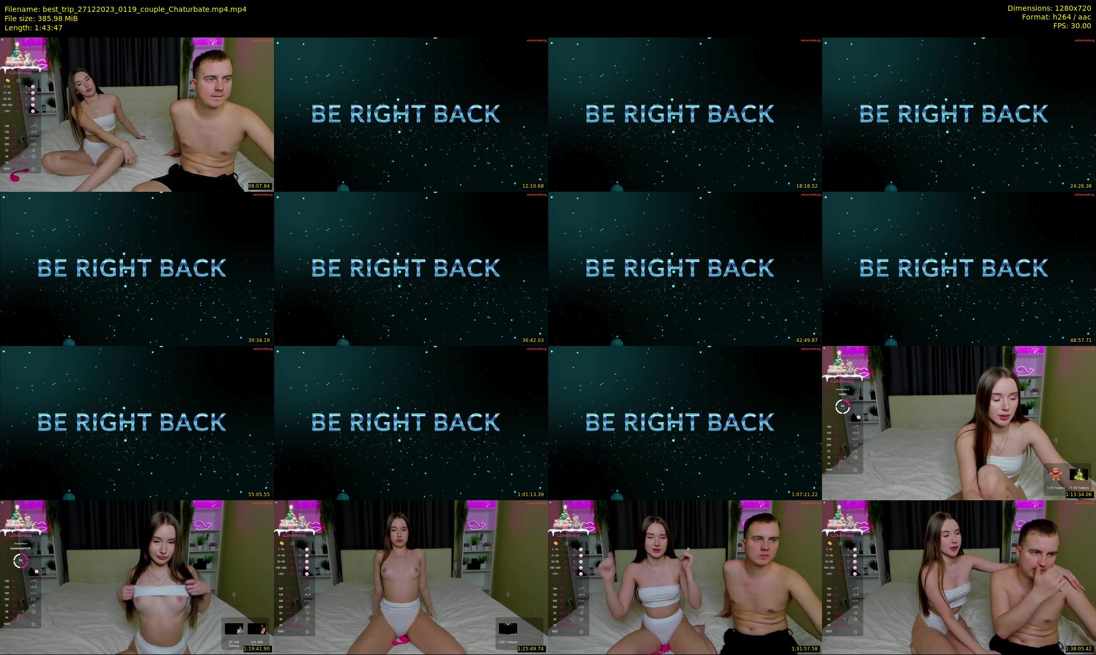 best_trip — 104 minute Chaturbate couple cam show recording, 720p, Dec 27, 2023