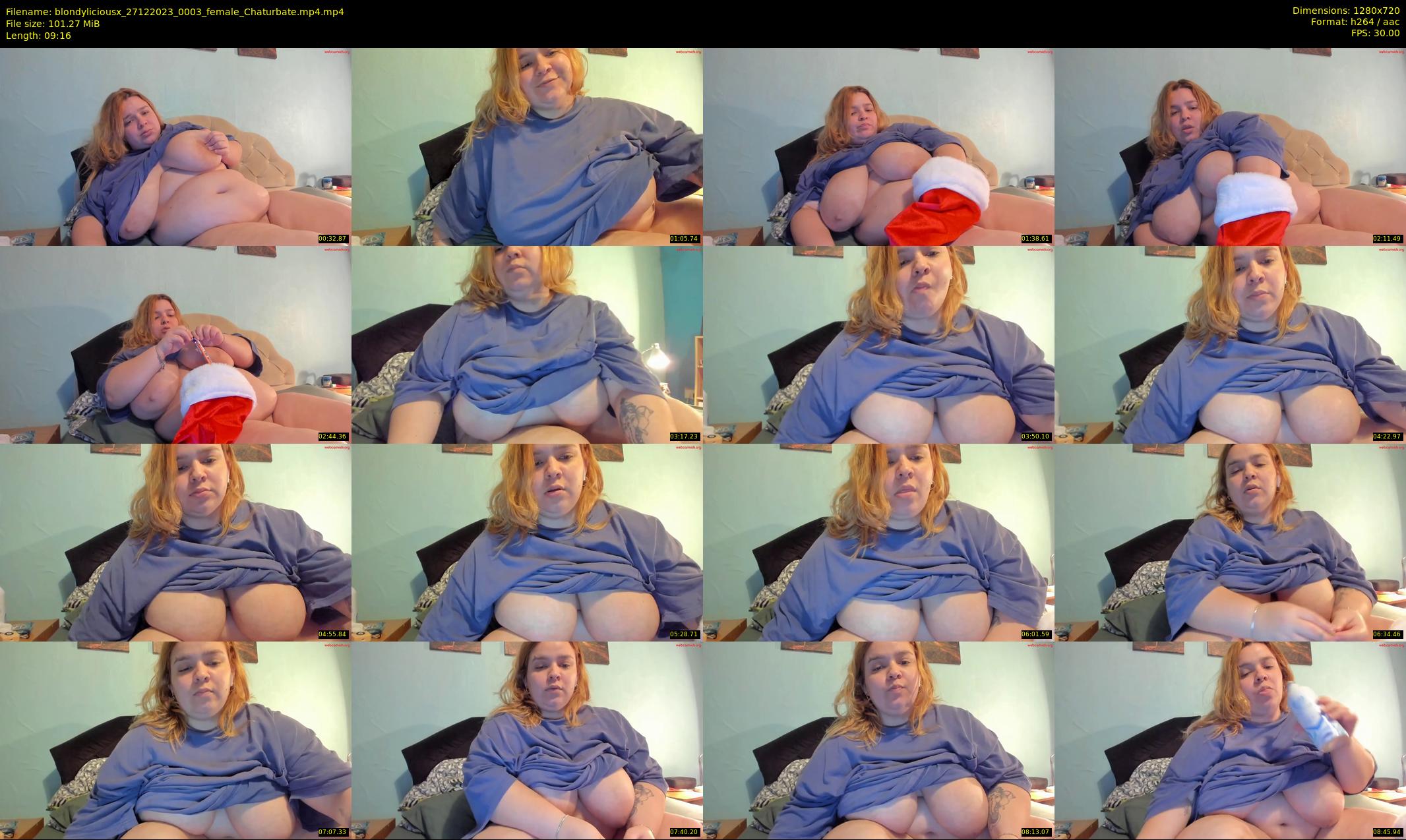 blondyliciousx — 10 minute Chaturbate female cam show recording, 720p, Dec 27, 2023