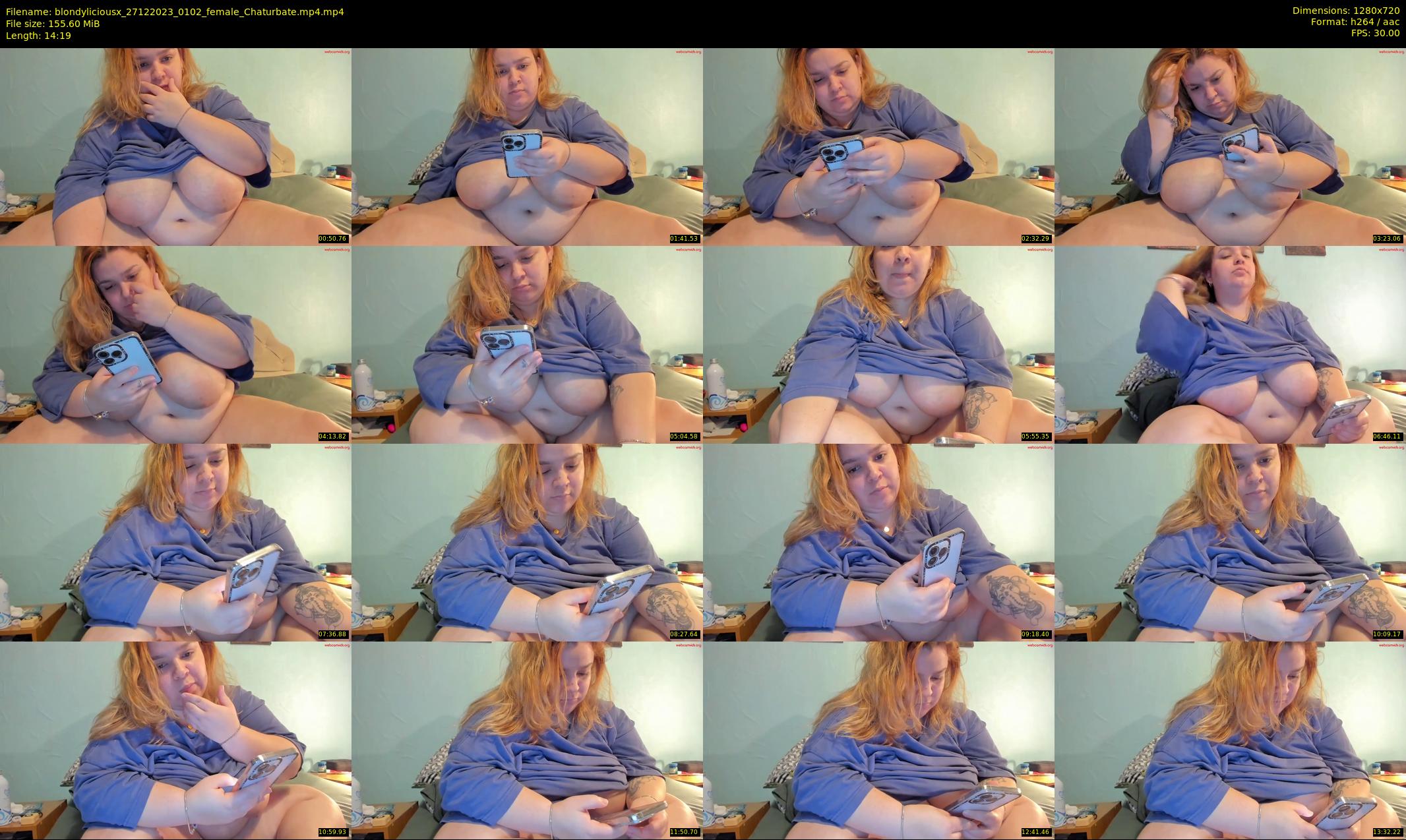 blondyliciousx — 15 minute Chaturbate female cam show recording, 720p, Dec 27, 2023