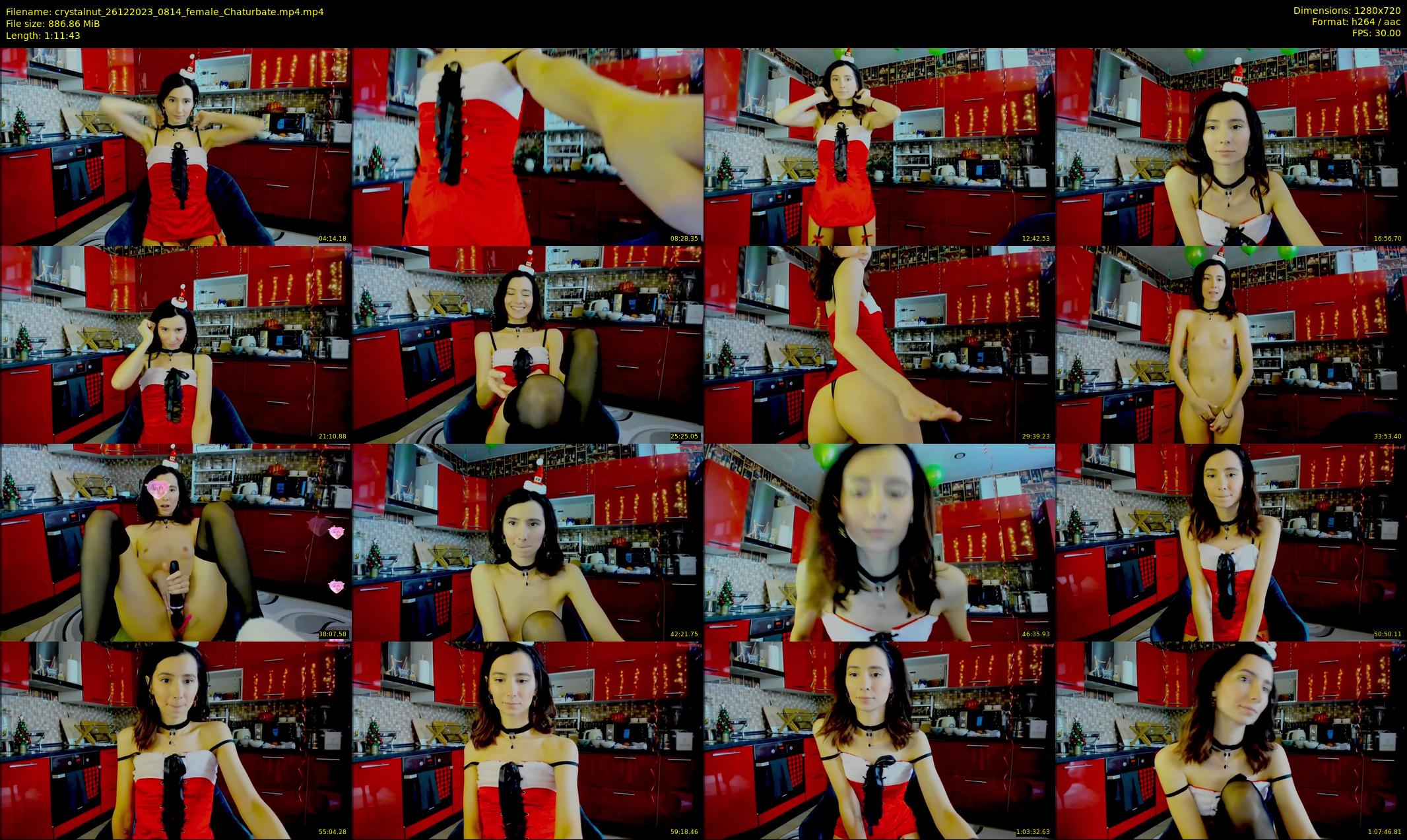crystalnut — 72 minute Chaturbate female cam show recording, 720p, Dec 26, 2023