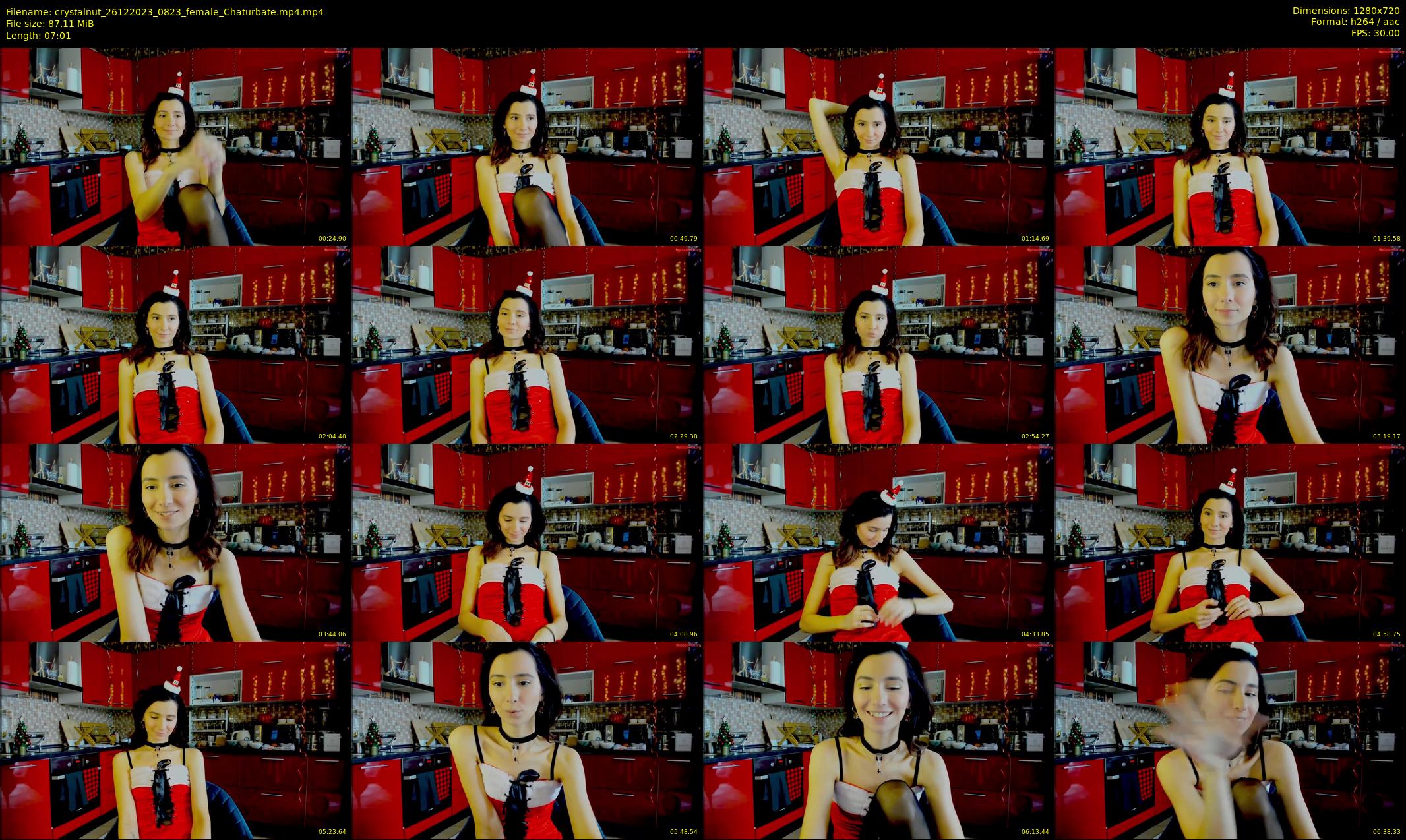 crystalnut — 8 minute Chaturbate female cam show recording, 720p, Dec 26, 2023