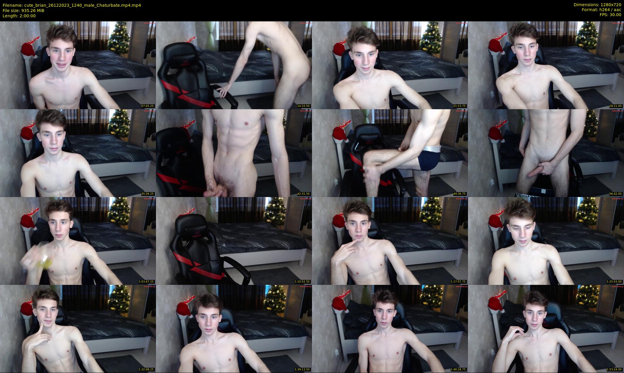cute_brian — 120 minute Chaturbate male cam show recording, 720p, Dec 26, 2023