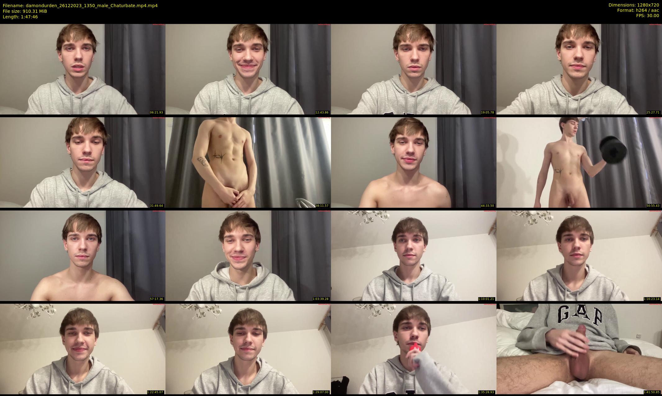 damondurden — 108 minute Chaturbate male cam show recording, 720p, Dec 26, 2023