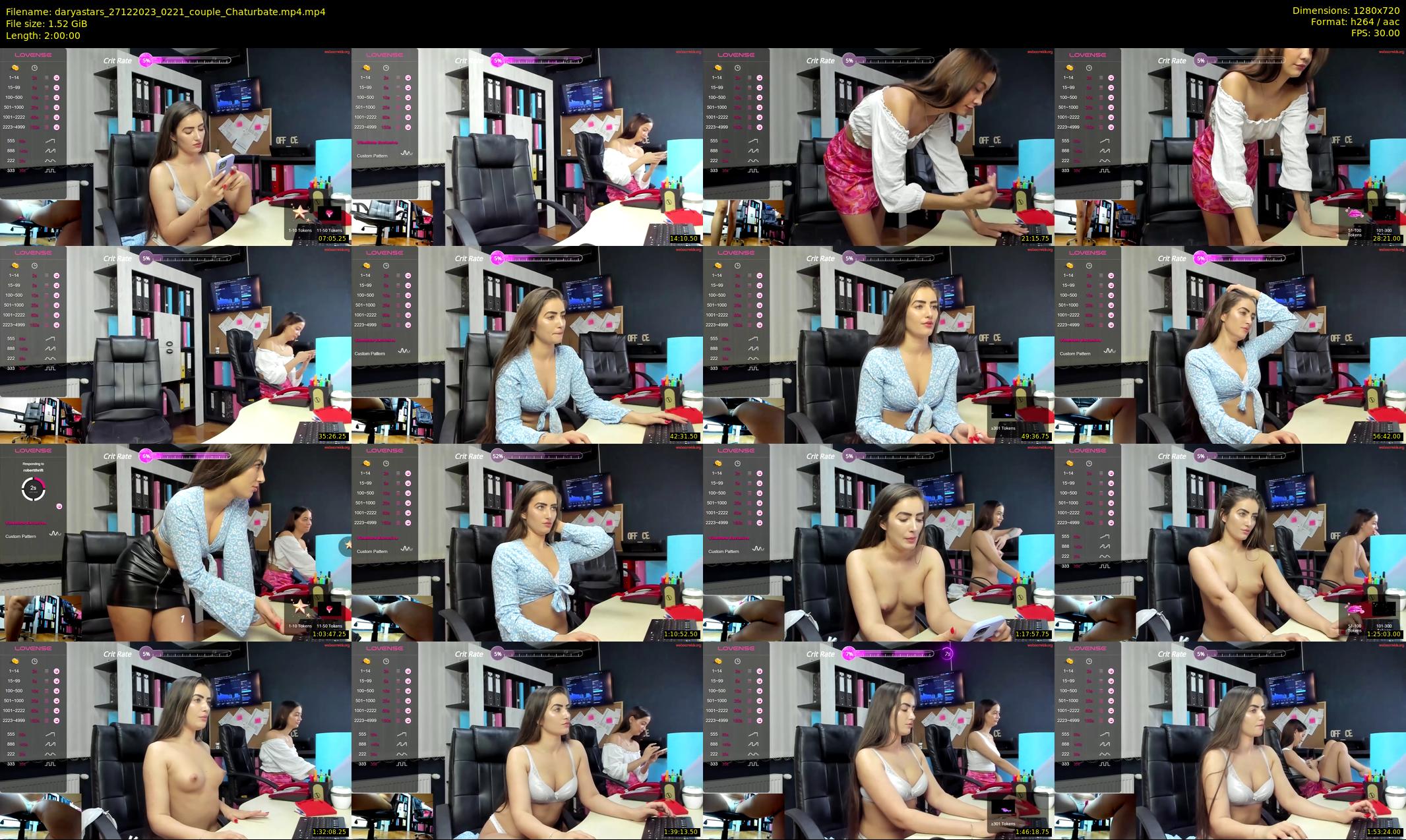daryastars — 120 minute Chaturbate couple cam show recording, 720p, Dec 27, 2023