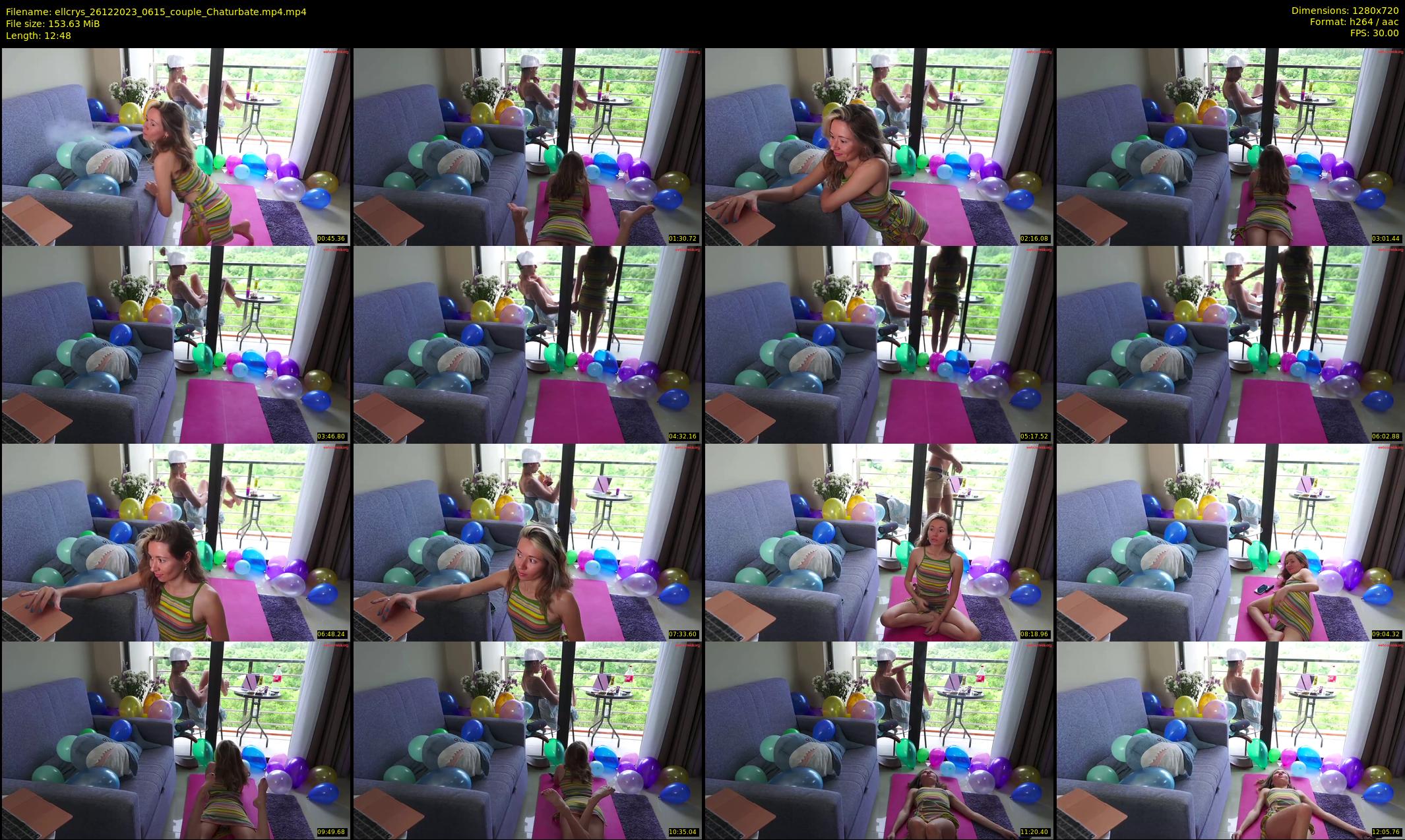 ellcrys — 13 minute Chaturbate couple cam show recording, 720p, Dec 26, 2023