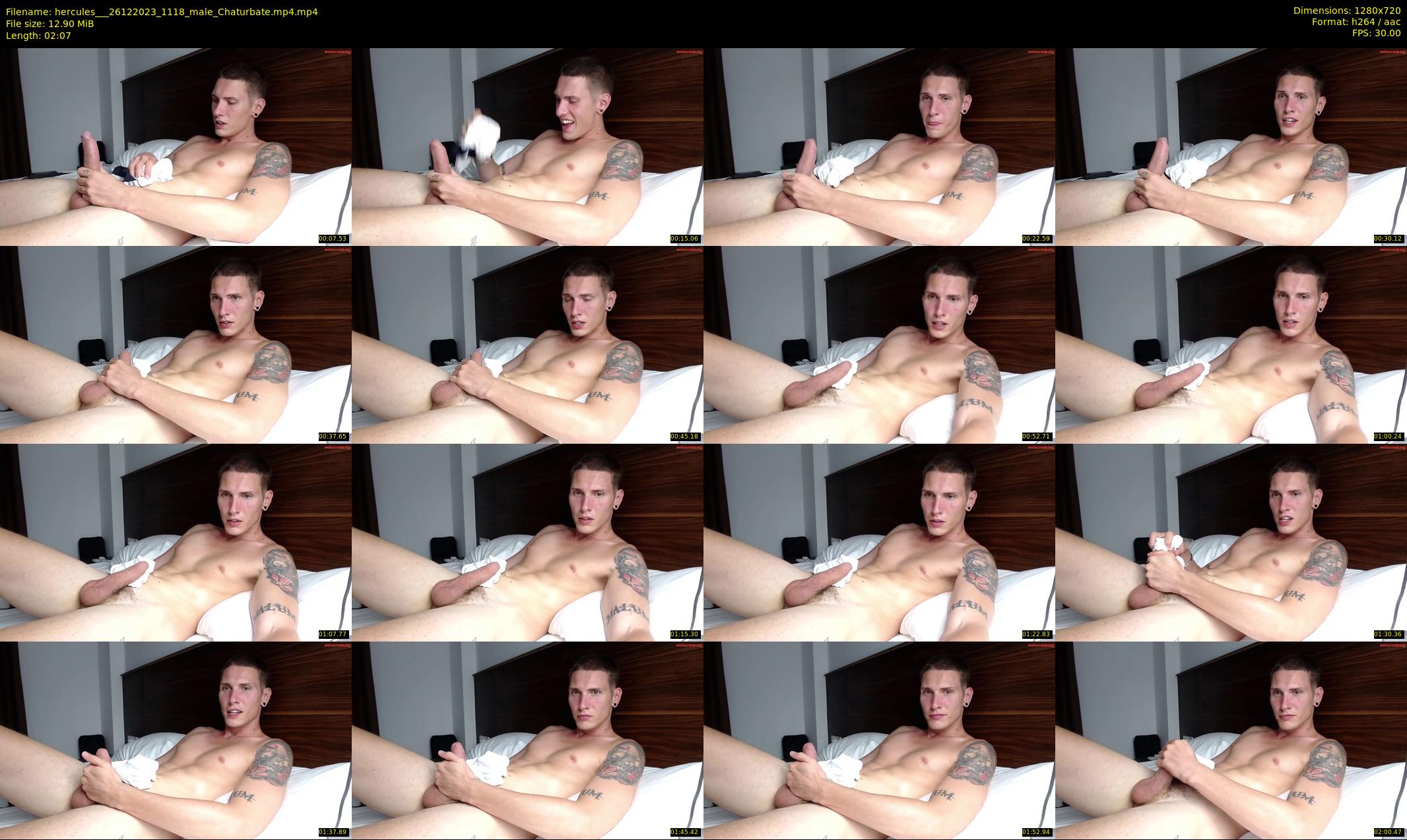 hercules__ — 3 minute Chaturbate male cam show recording, 720p, Dec 26, 2023