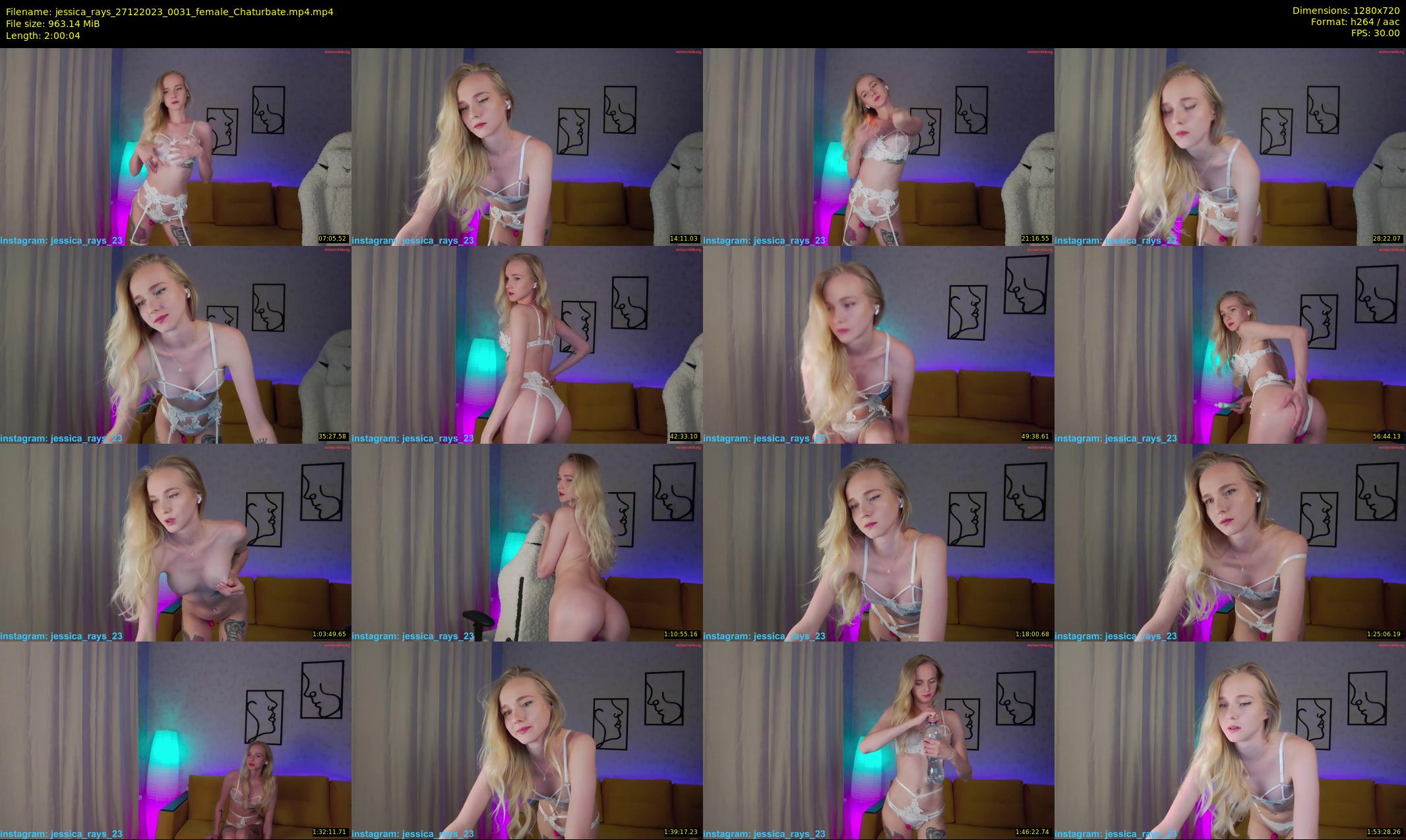 jessica_rays — 121 minute Chaturbate couple cam show recording, 720p, Dec 27, 2023