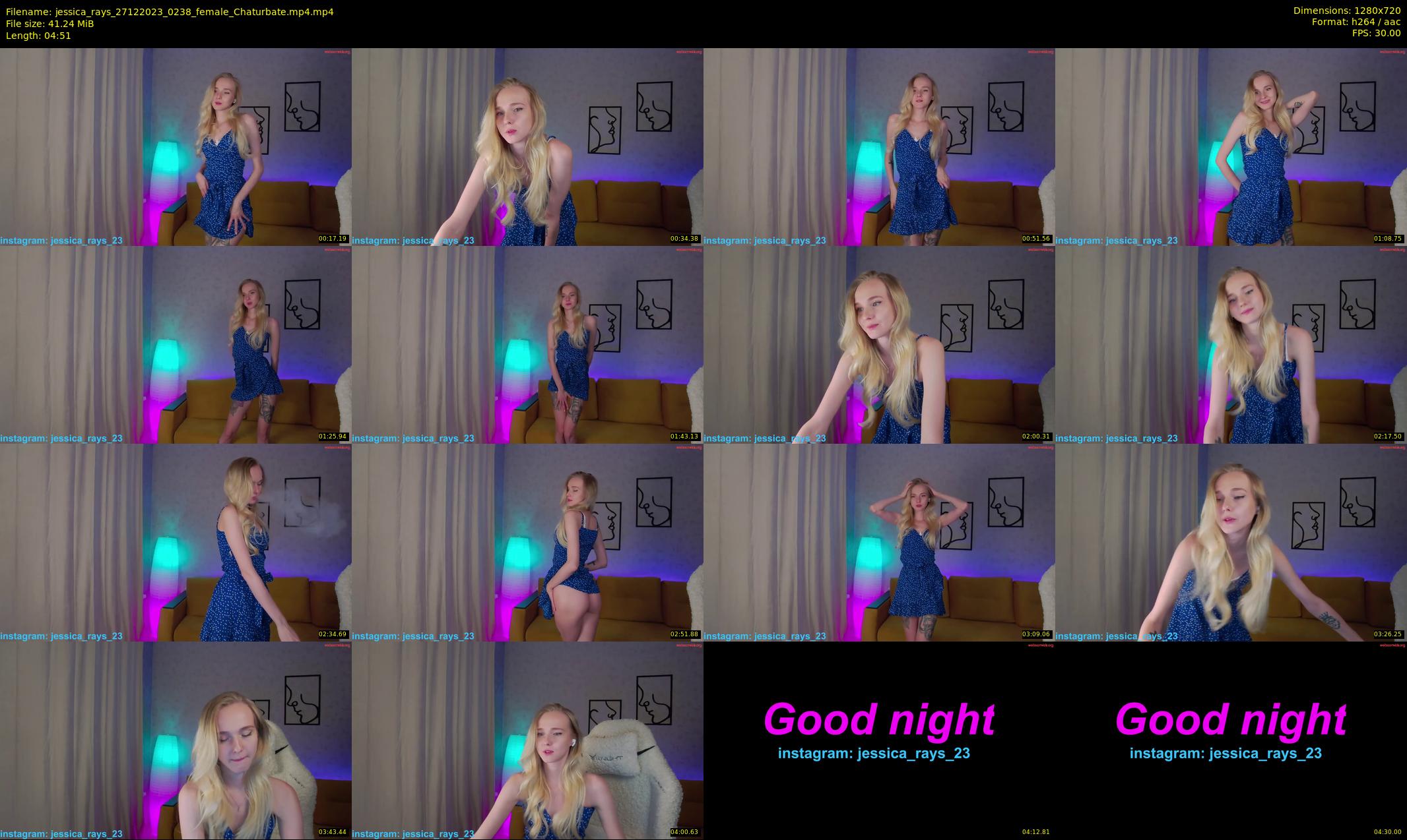 jessica_rays — 5 minute Chaturbate couple cam show recording, 720p, Dec 27, 2023