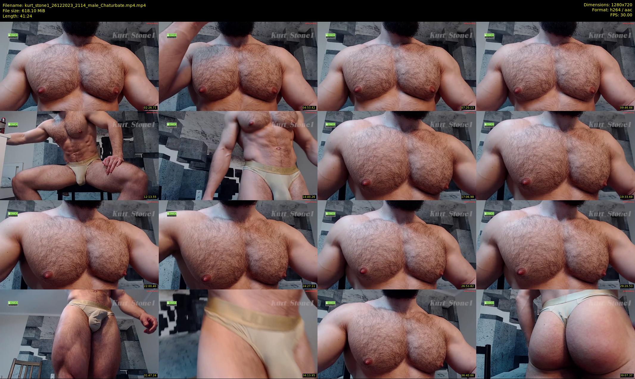 kurt_stone1 — 42 minute Chaturbate male cam show recording, 720p, Dec 26, 2023