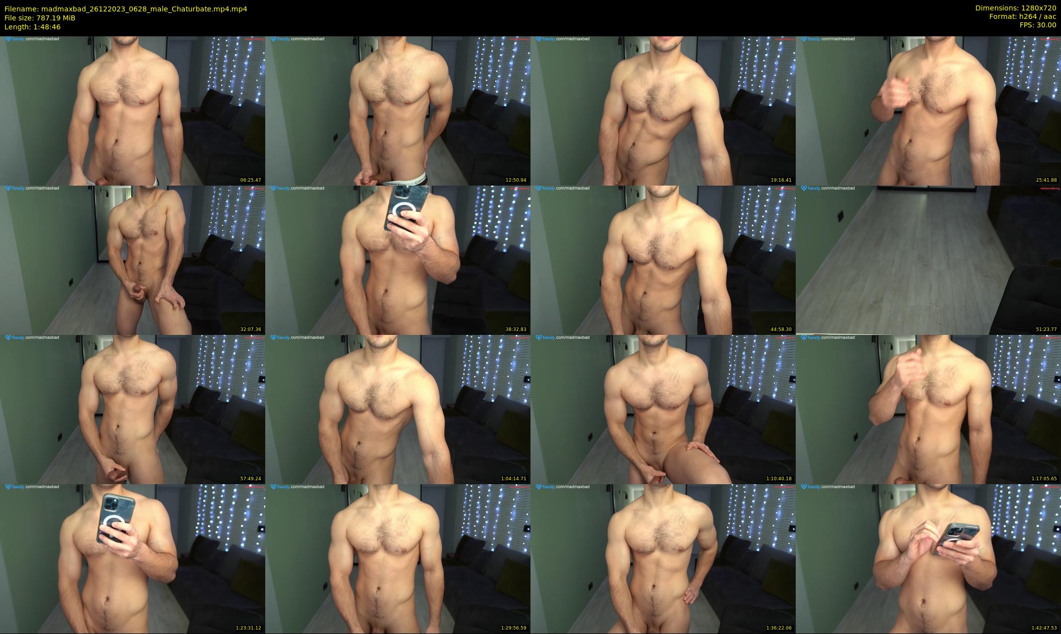 madmaxbad — 109 minute Chaturbate male cam show recording, 720p, Dec 26, 2023