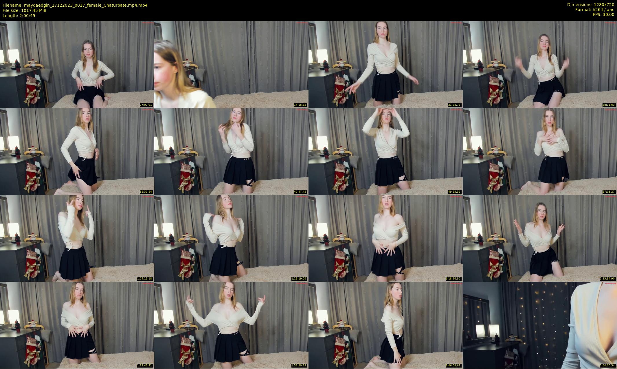 maydaedgin — 121 minute Chaturbate female cam show recording, 720p, Dec 27, 2023