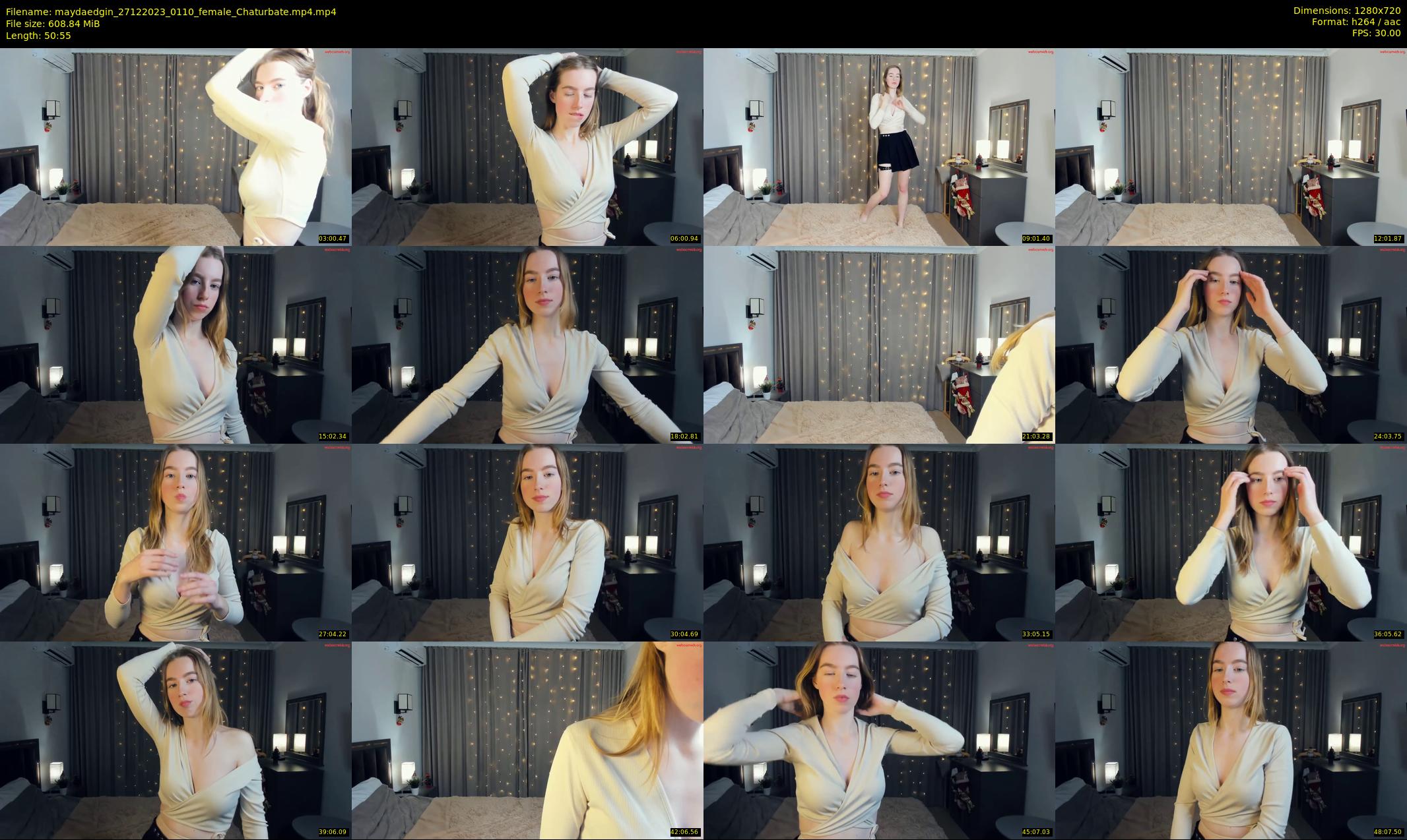 maydaedgin — 51 minute Chaturbate female cam show recording, 720p, Dec 27, 2023