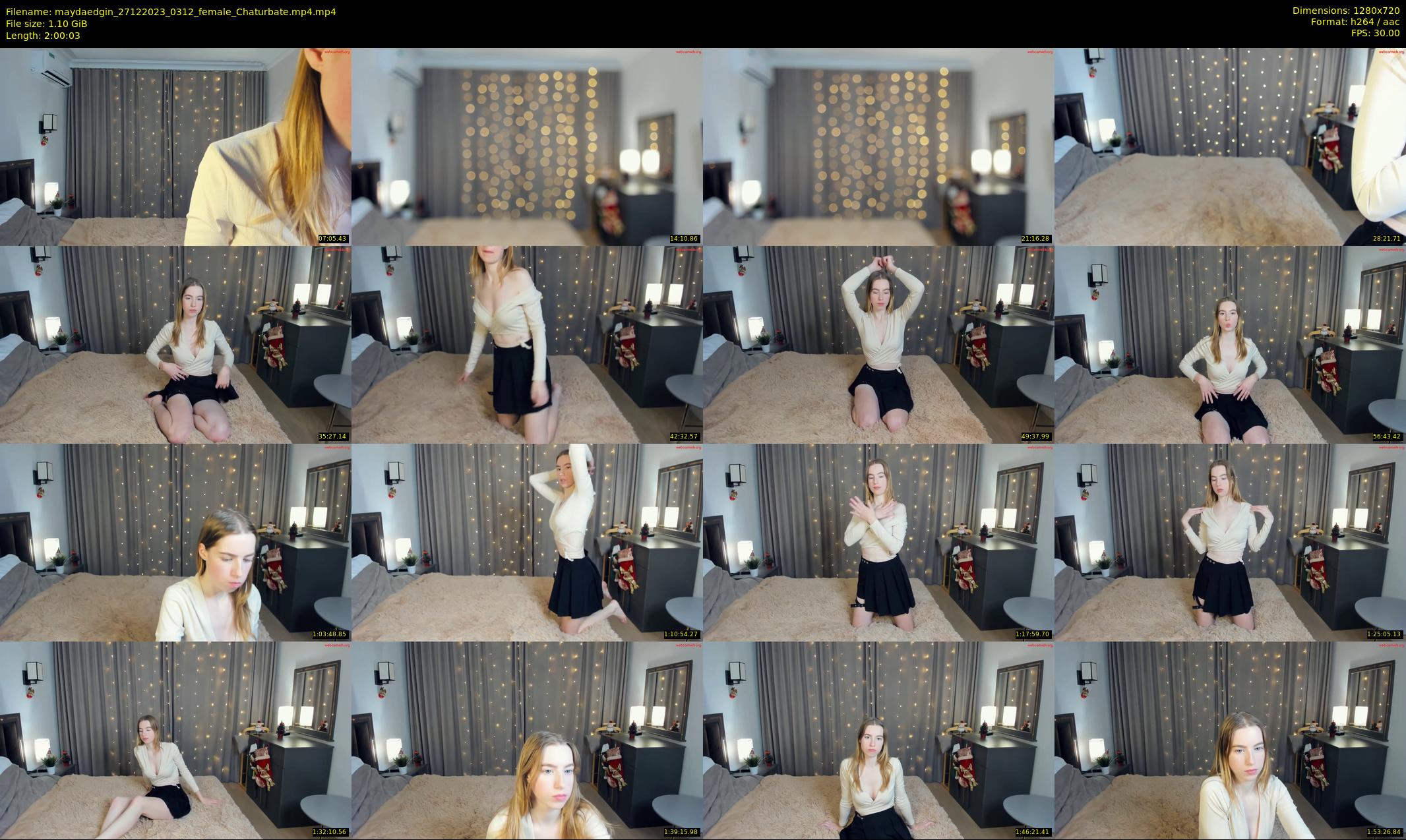 maydaedgin — 121 minute Chaturbate female cam show recording, 720p, Dec 27, 2023