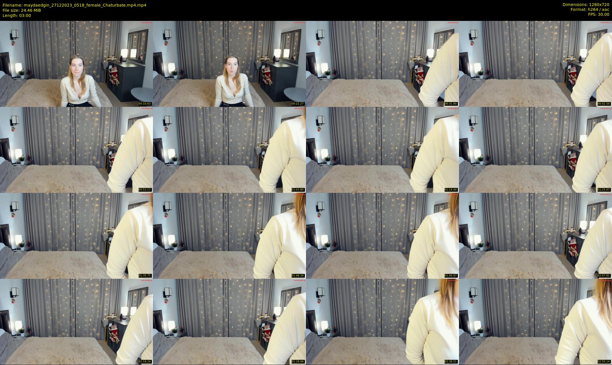 maydaedgin — 3 minute Chaturbate female cam show recording, 720p, Dec 27, 2023