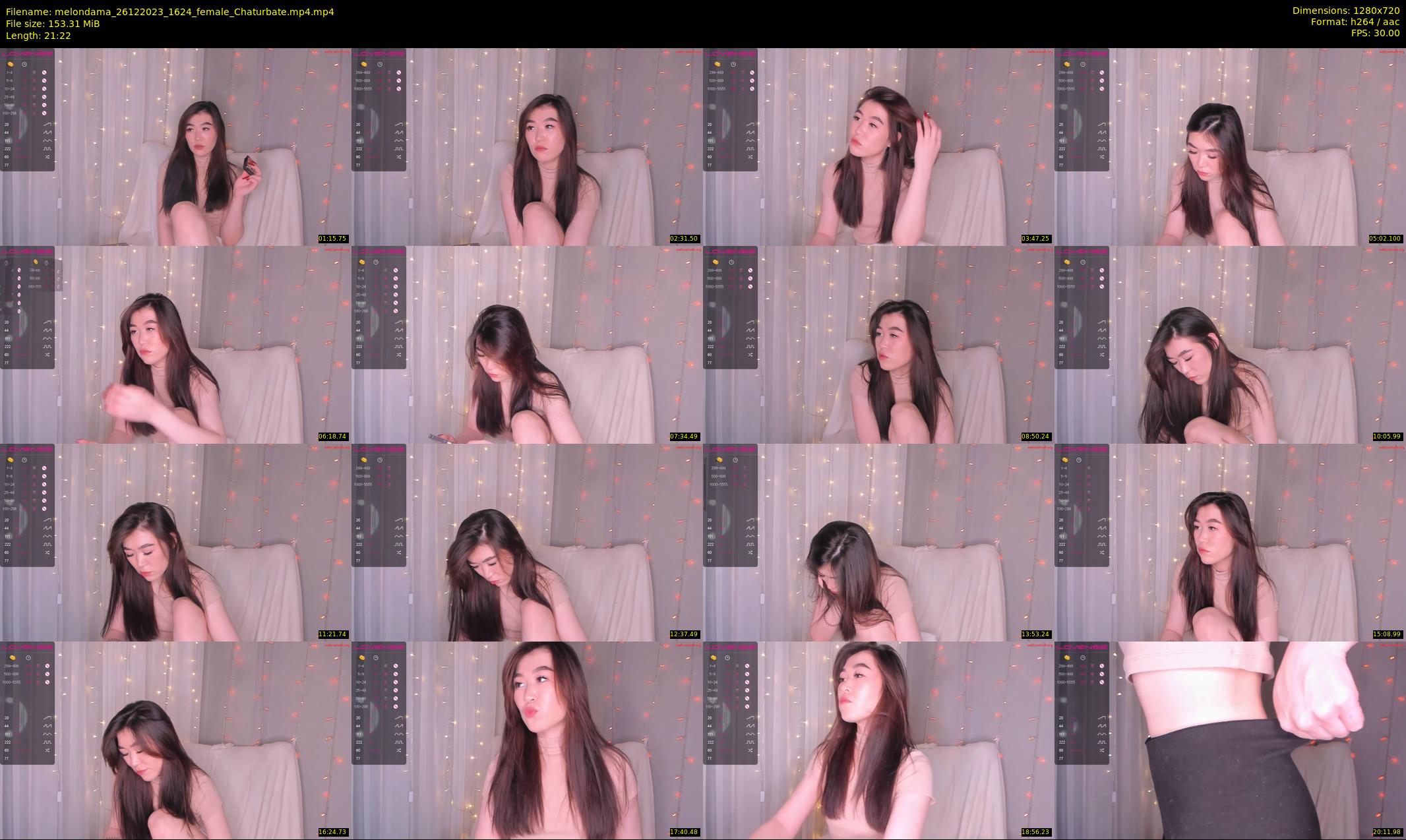melondama — 22 minute Chaturbate female cam show recording, 720p, Dec 26, 2023