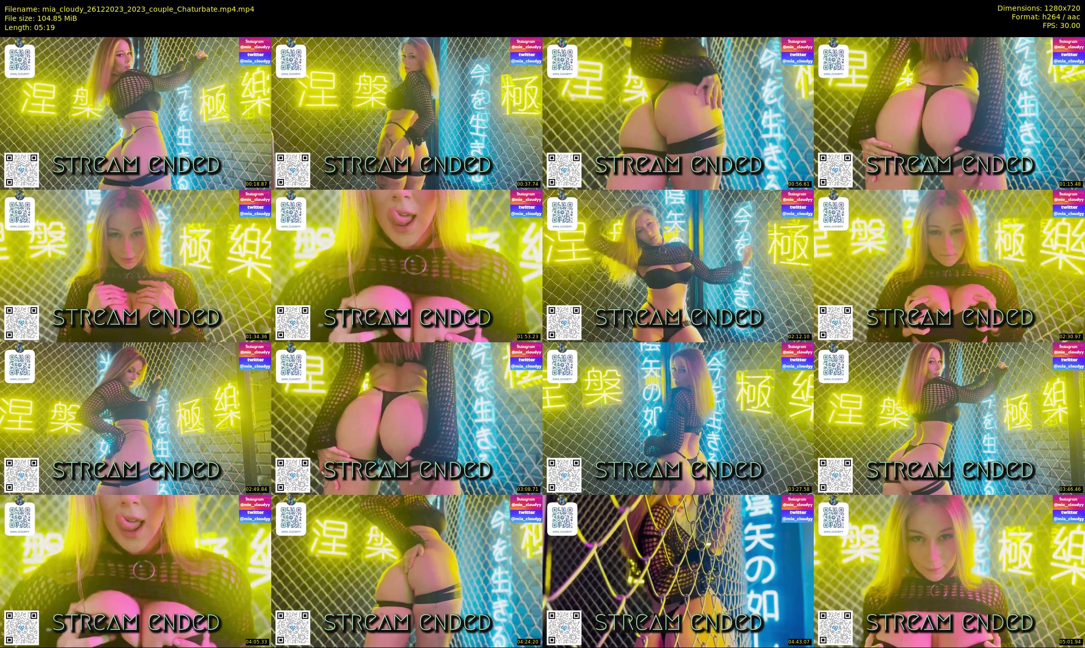 mia_cloudy — 6 minute Chaturbate female cam show recording, 720p, Dec 26, 2023