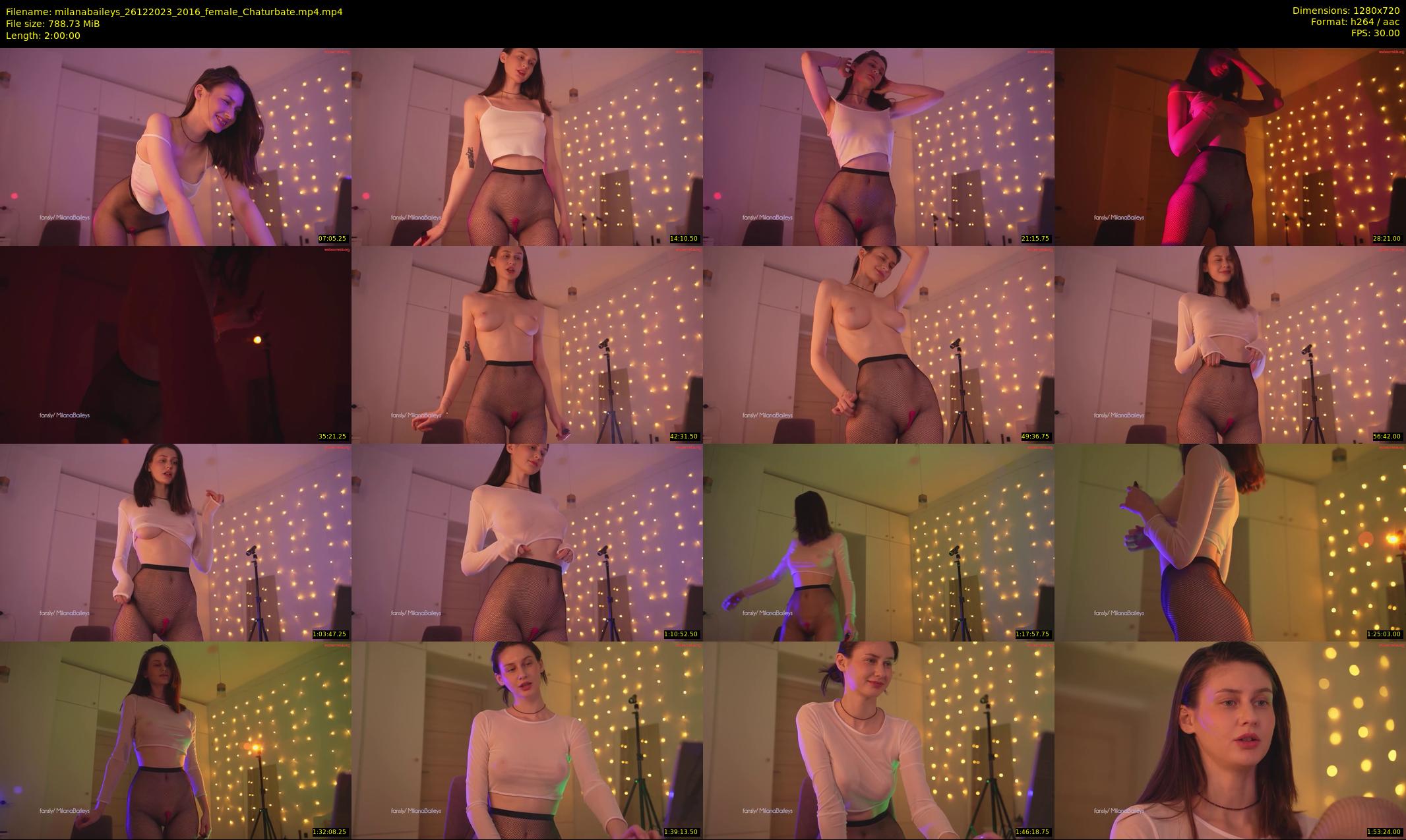 milanabaileys — 120 minute Chaturbate female cam show recording, 720p, Dec 26, 2023