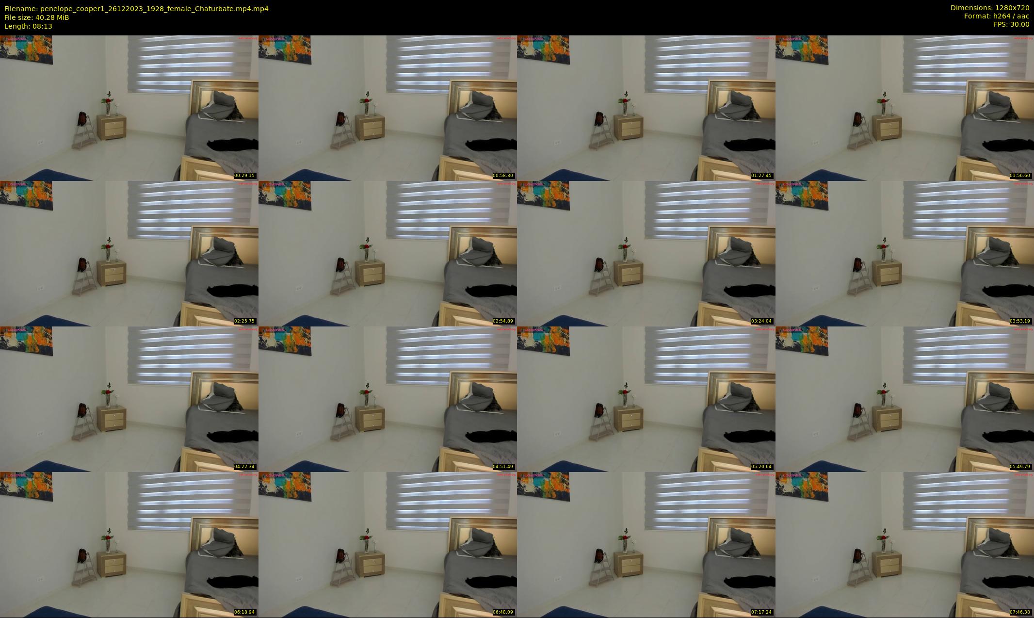 penelope_cooper1 — 9 minute Chaturbate female cam show recording, 720p, Dec 26, 2023