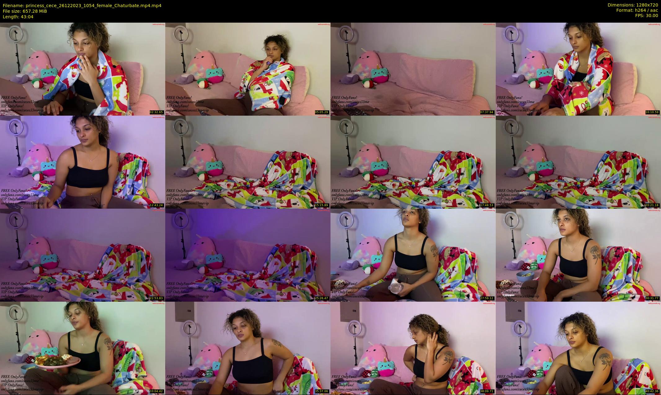 princess_cece — 44 minute Chaturbate female cam show recording, 720p, Dec 26, 2023