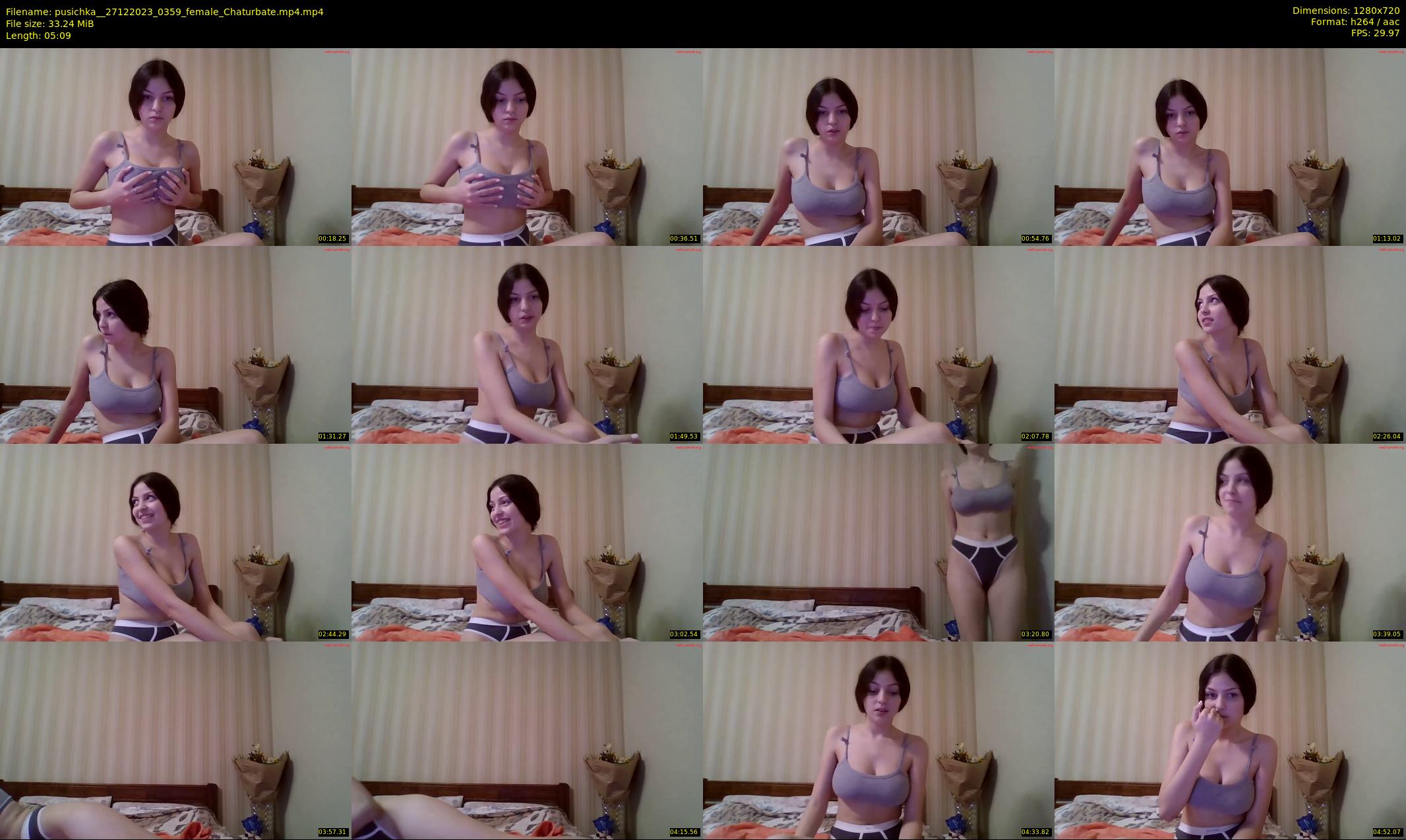 pusichka_ — 6 minute Chaturbate female cam show recording, 720p, Dec 27, 2023