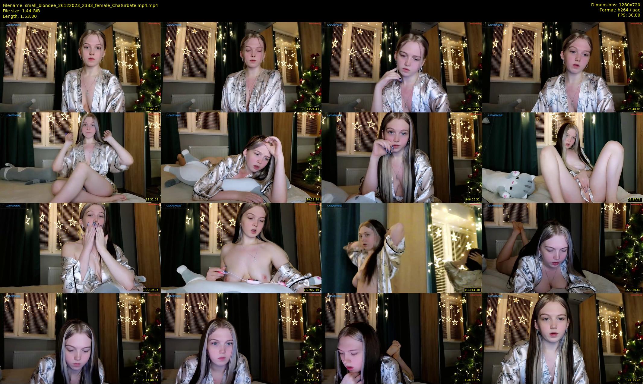 small_blondee — 114 minute Chaturbate female cam show recording, 720p, Dec 26, 2023
