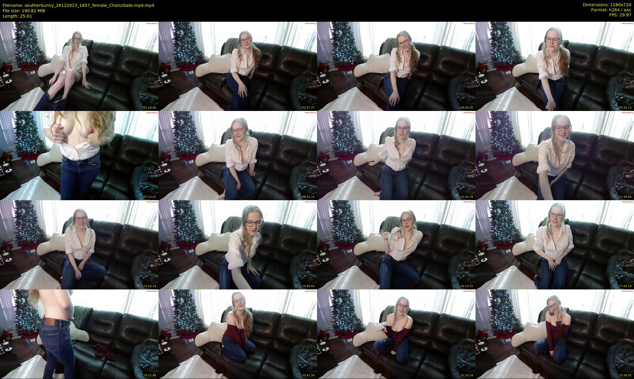 southerbunny — 26 minute Chaturbate female cam show recording, 720p, Dec 26, 2023