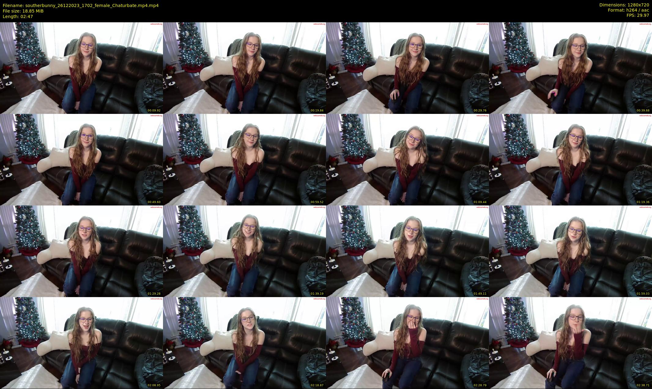 southerbunny — 3 minute Chaturbate female cam show recording, 720p, Dec 26, 2023