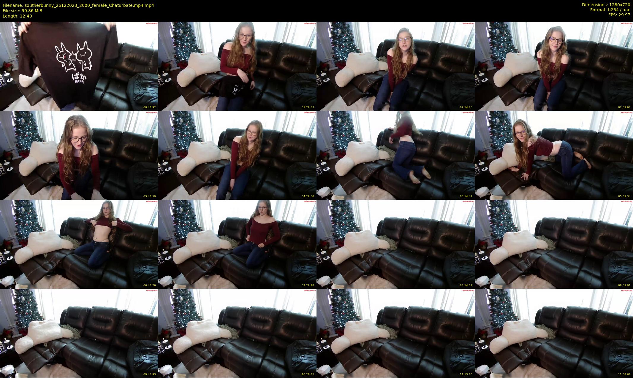southerbunny — 13 minute Chaturbate female cam show recording, 720p, Dec 26, 2023