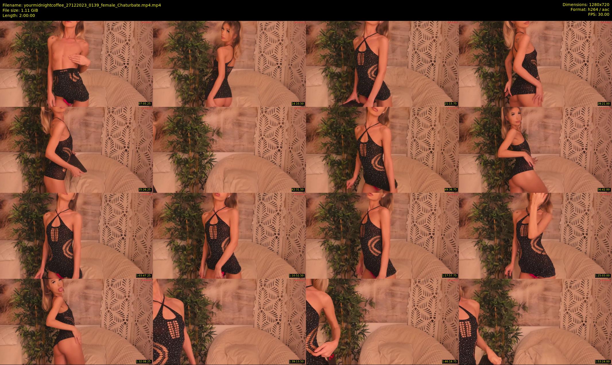 yourmidnightcoffee — 120 minute Chaturbate female cam show recording, 720p, Dec 27, 2023