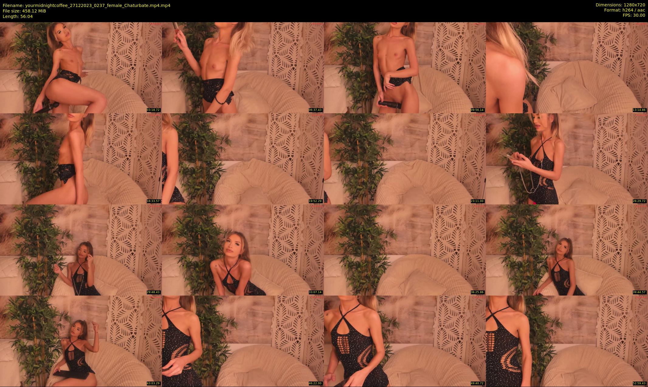 yourmidnightcoffee — 57 minute Chaturbate female cam show recording, 720p, Dec 27, 2023