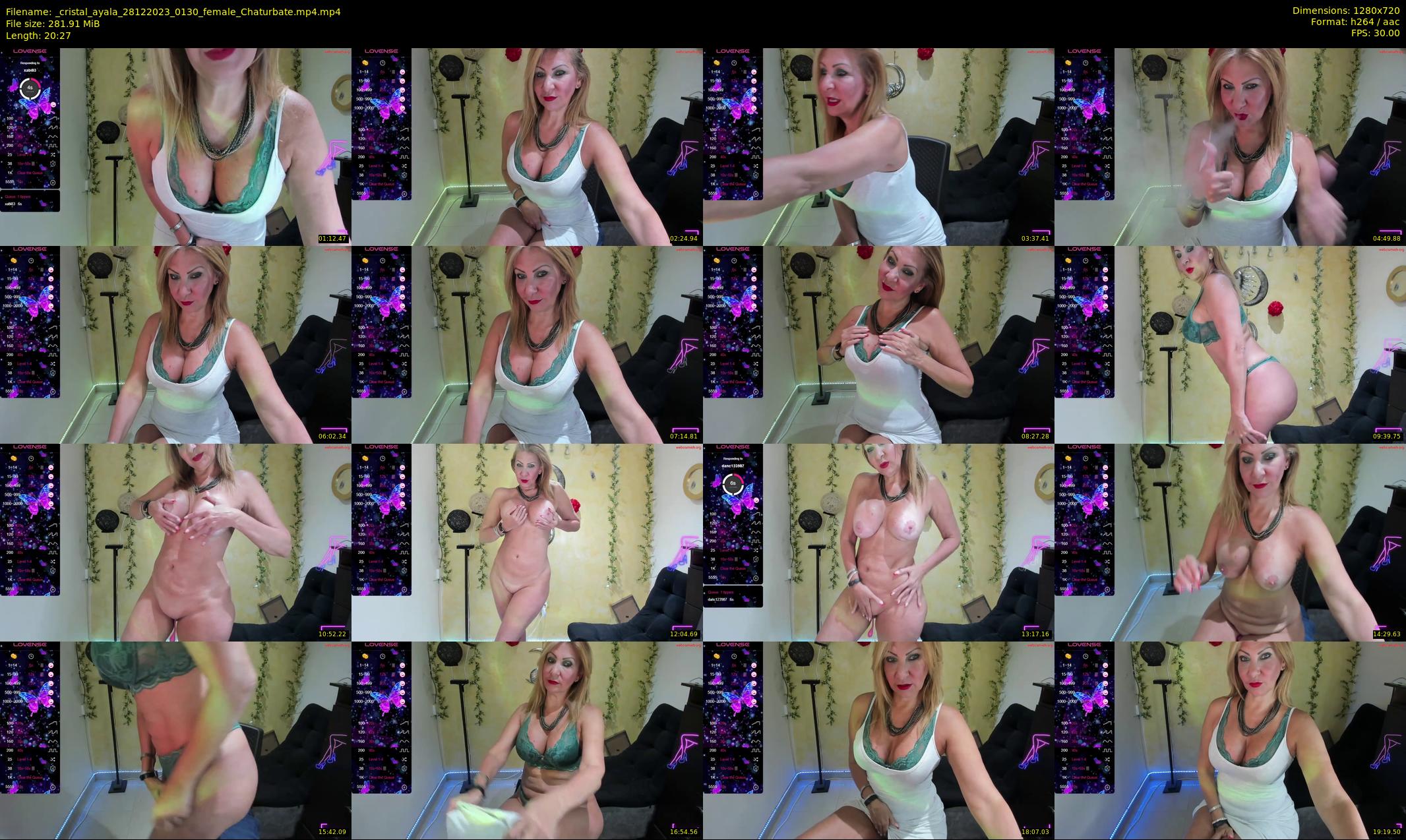 _cristal_ayala — 21 minute Chaturbate female cam show recording, 720p, Dec 28, 2023