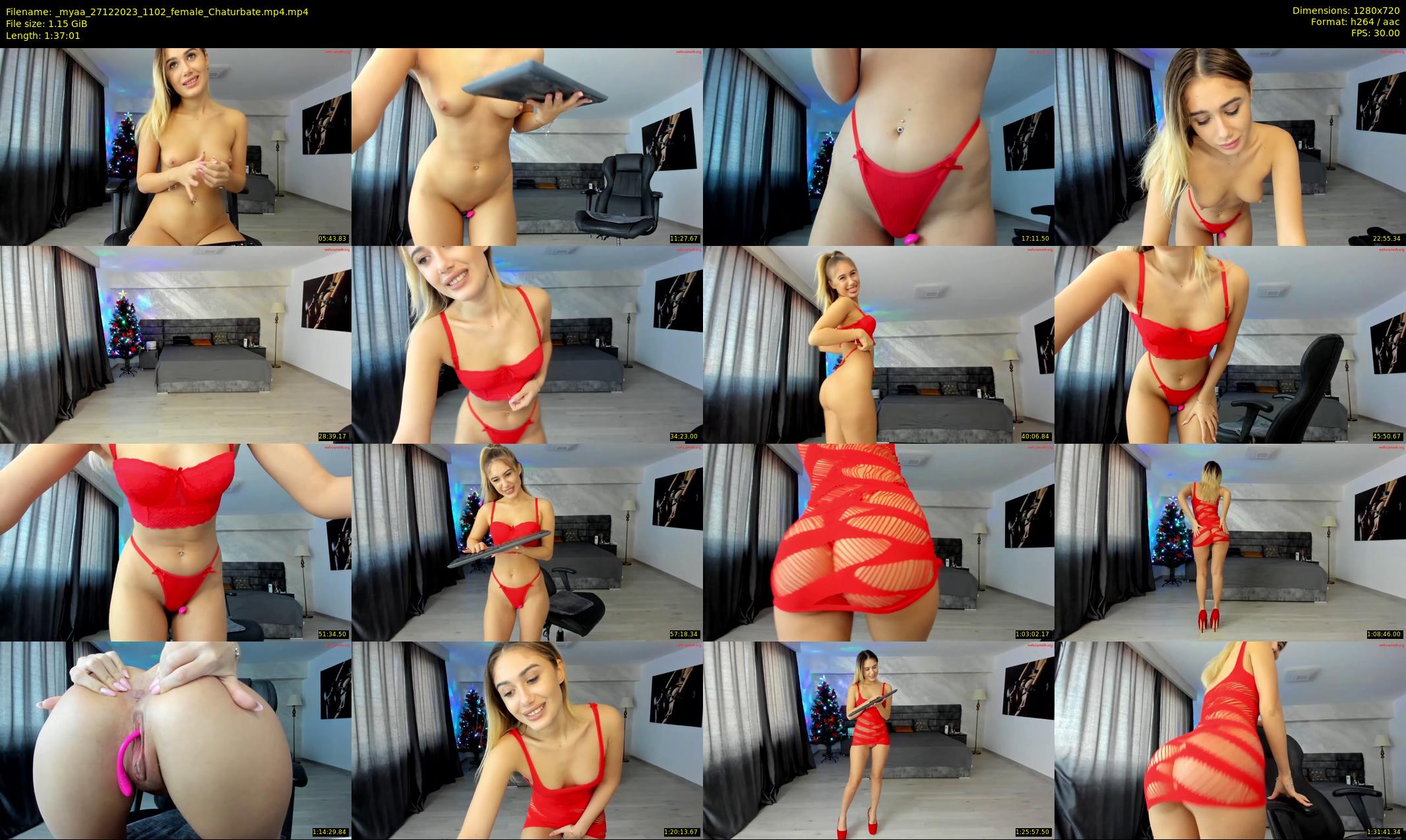 _myaa — 98 minute Chaturbate female cam show recording, 720p, Dec 27, 2023