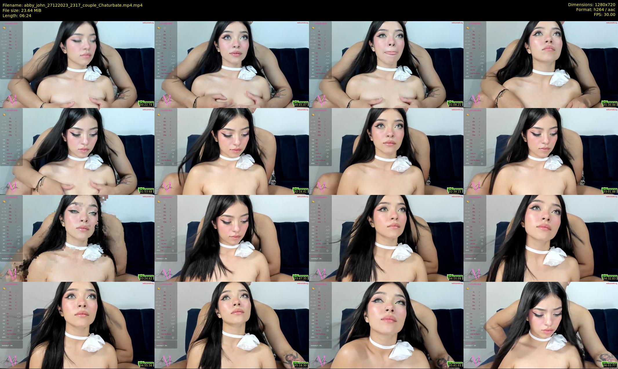 abby_john — 7 minute Chaturbate couple cam show recording, 720p, Dec 27, 2023