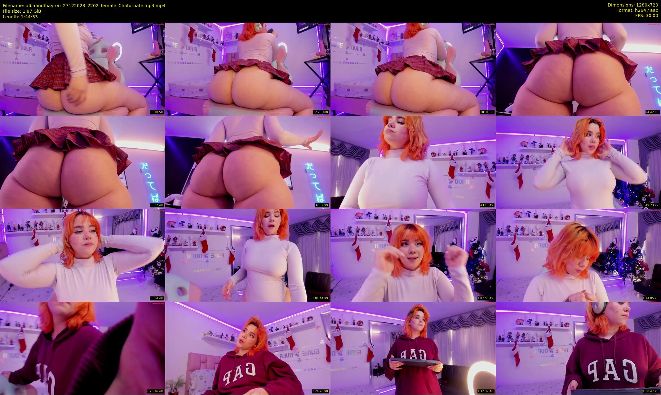 albaandthayron — 105 minute Chaturbate couple cam show recording, 720p, Dec 27, 2023