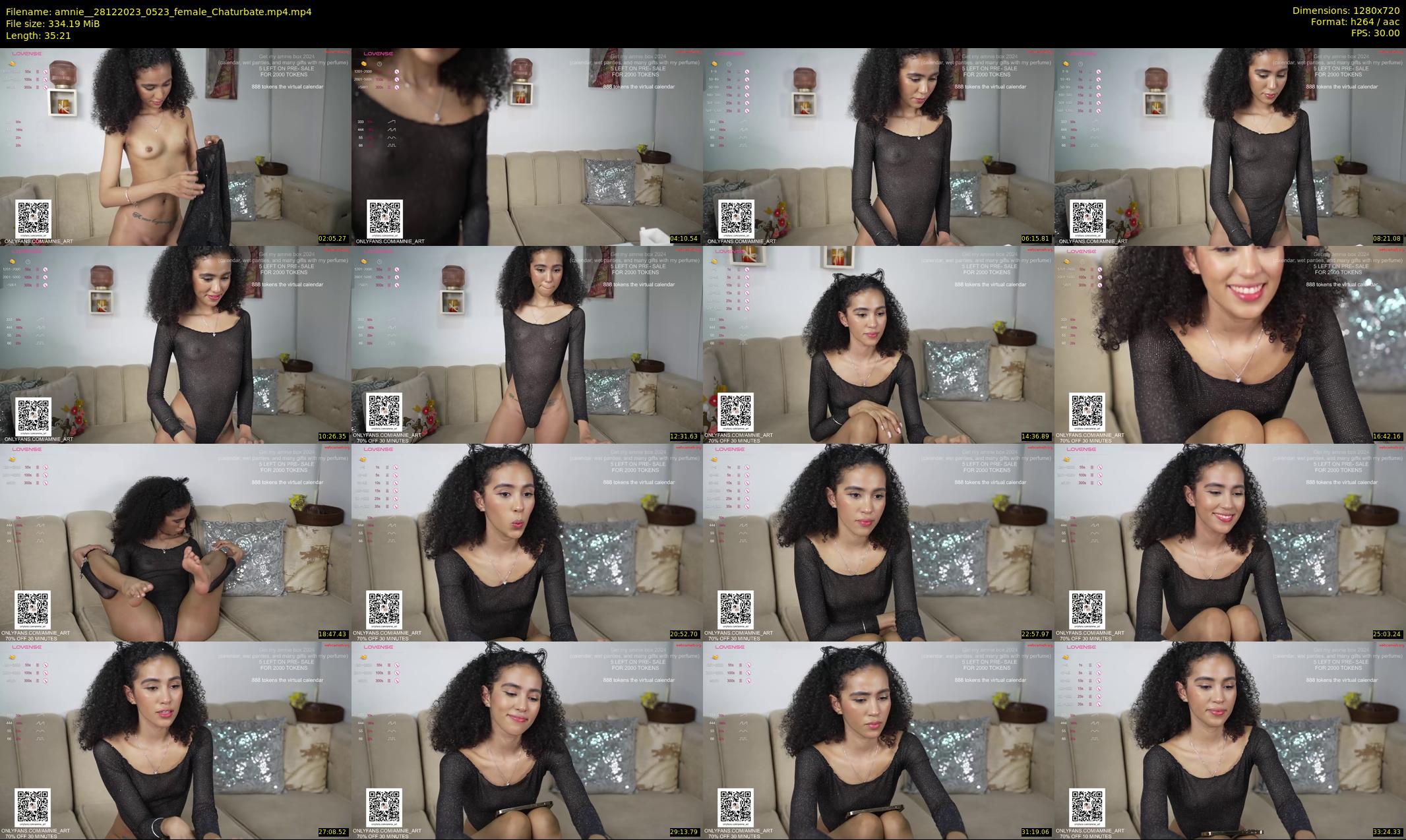 amnie_ — 36 minute Chaturbate female cam show recording, 720p, Dec 28, 2023