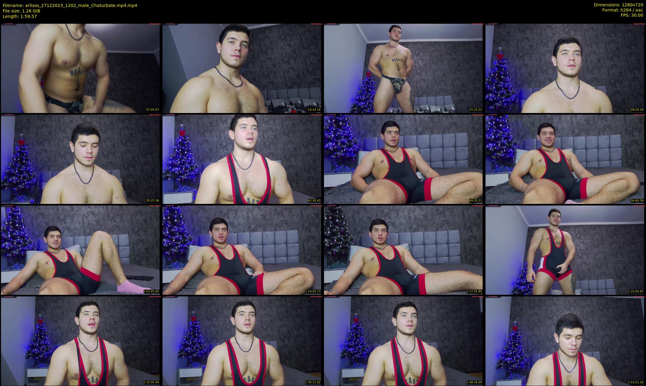arilass — 120 minute Chaturbate male cam show recording, 720p, Dec 27, 2023
