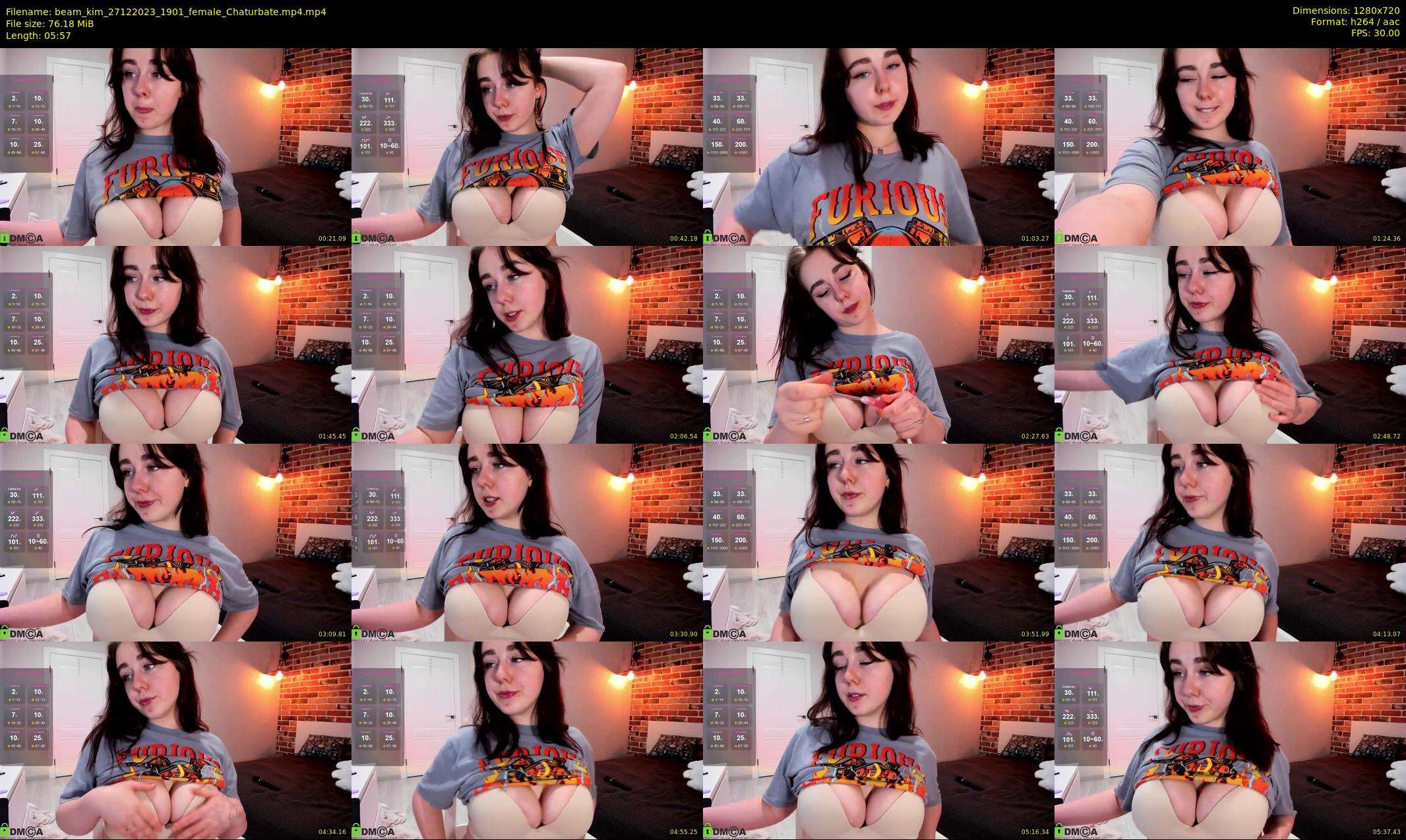 beam_kim — 6 minute Chaturbate female cam show recording, 720p, Dec 27, 2023