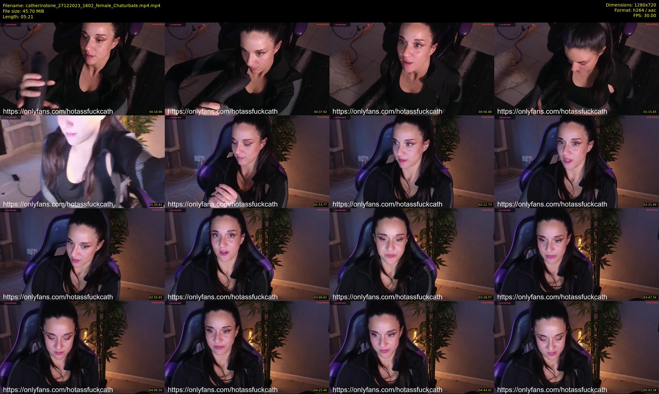 catherinstone — 6 minute Chaturbate female cam show recording, 720p, Dec 27, 2023