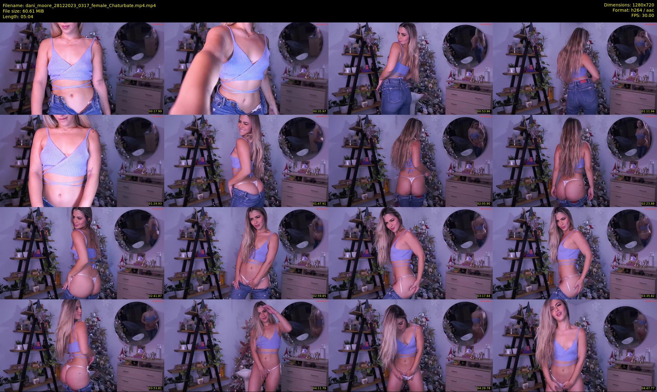 dani_moore — 6 minute Chaturbate female cam show recording, 720p, Dec 28, 2023