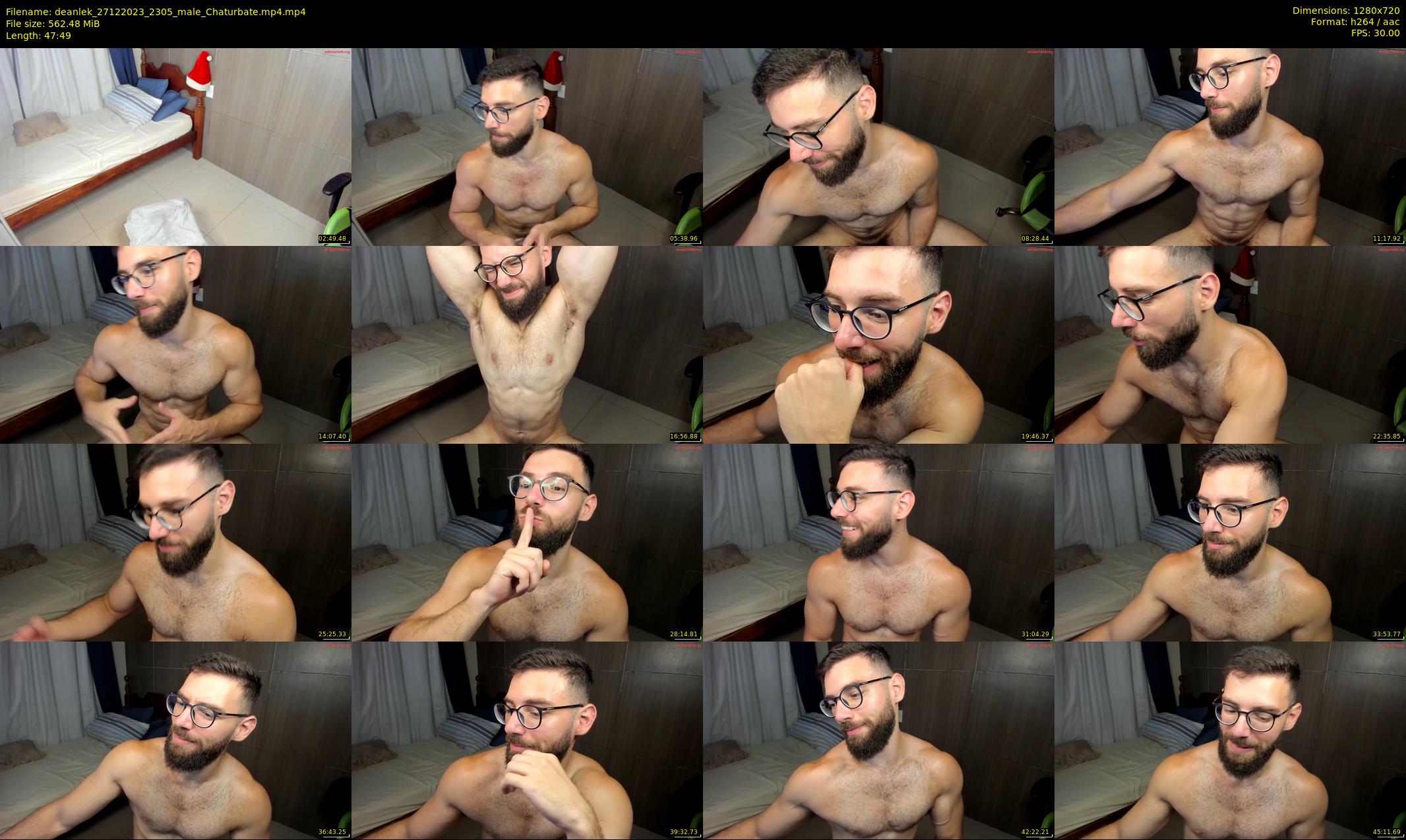 deanlek — 48 minute Chaturbate male cam show recording, 720p, Dec 27, 2023