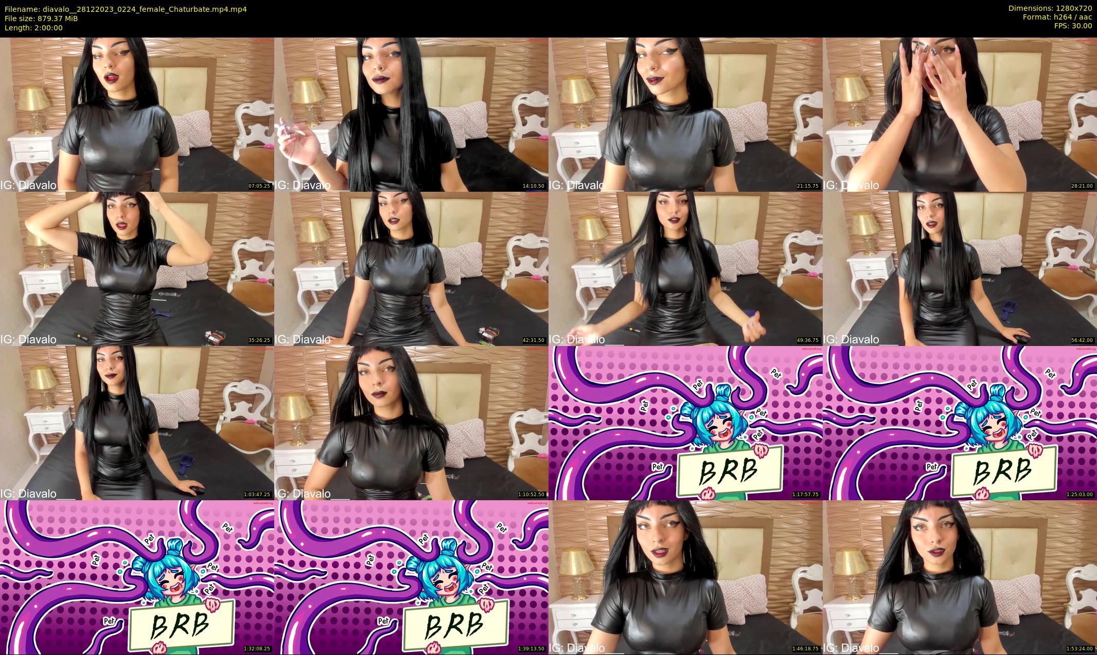 diavalo_ — 120 minute Chaturbate female cam show recording, 720p, Dec 28, 2023