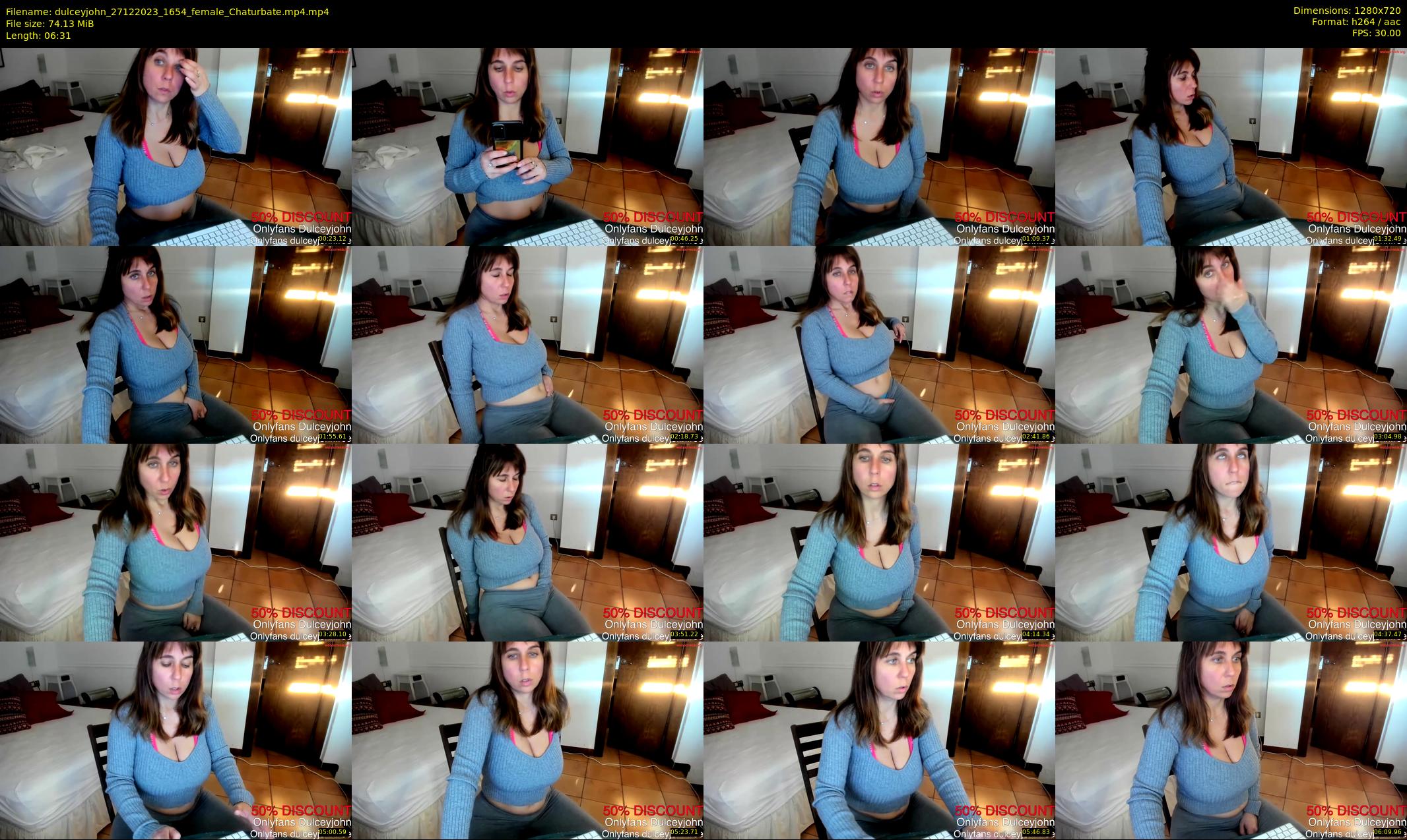 dulceyjohn — 7 minute Chaturbate female cam show recording, 720p, Dec 27, 2023