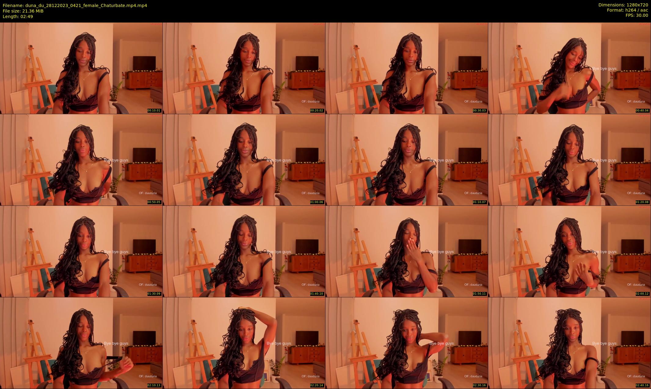duna_du — 3 minute Chaturbate female cam show recording, 720p, Dec 28, 2023