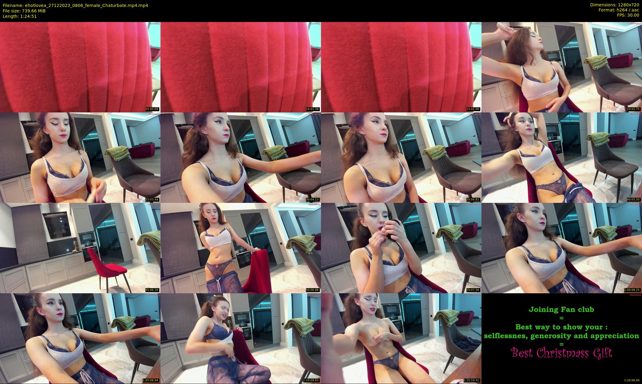 ehotlovea — 85 minute Chaturbate female cam show recording, 720p, Dec 27, 2023