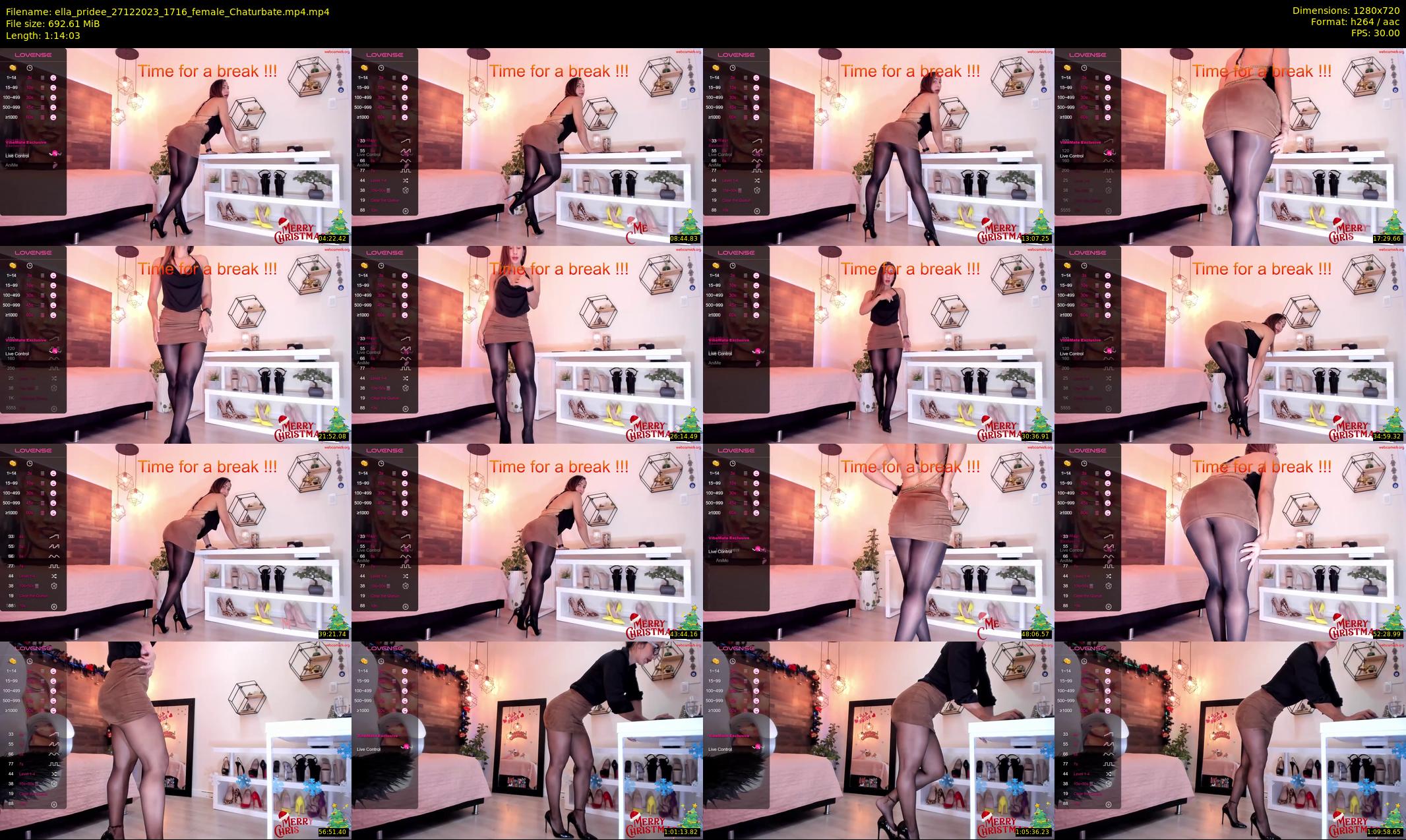 ella_pridee — 75 minute Chaturbate female cam show recording, 720p, Dec 27, 2023