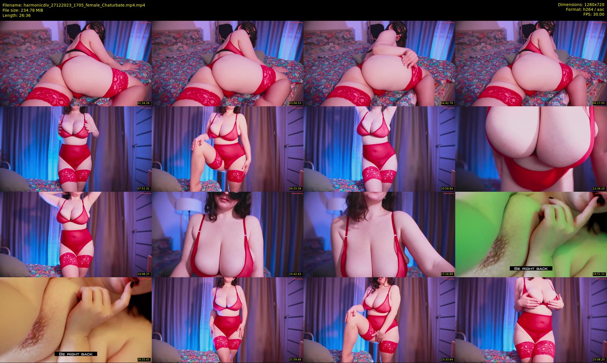 harmonicdiv — 27 minute Chaturbate female cam show recording, 720p, Dec 27, 2023